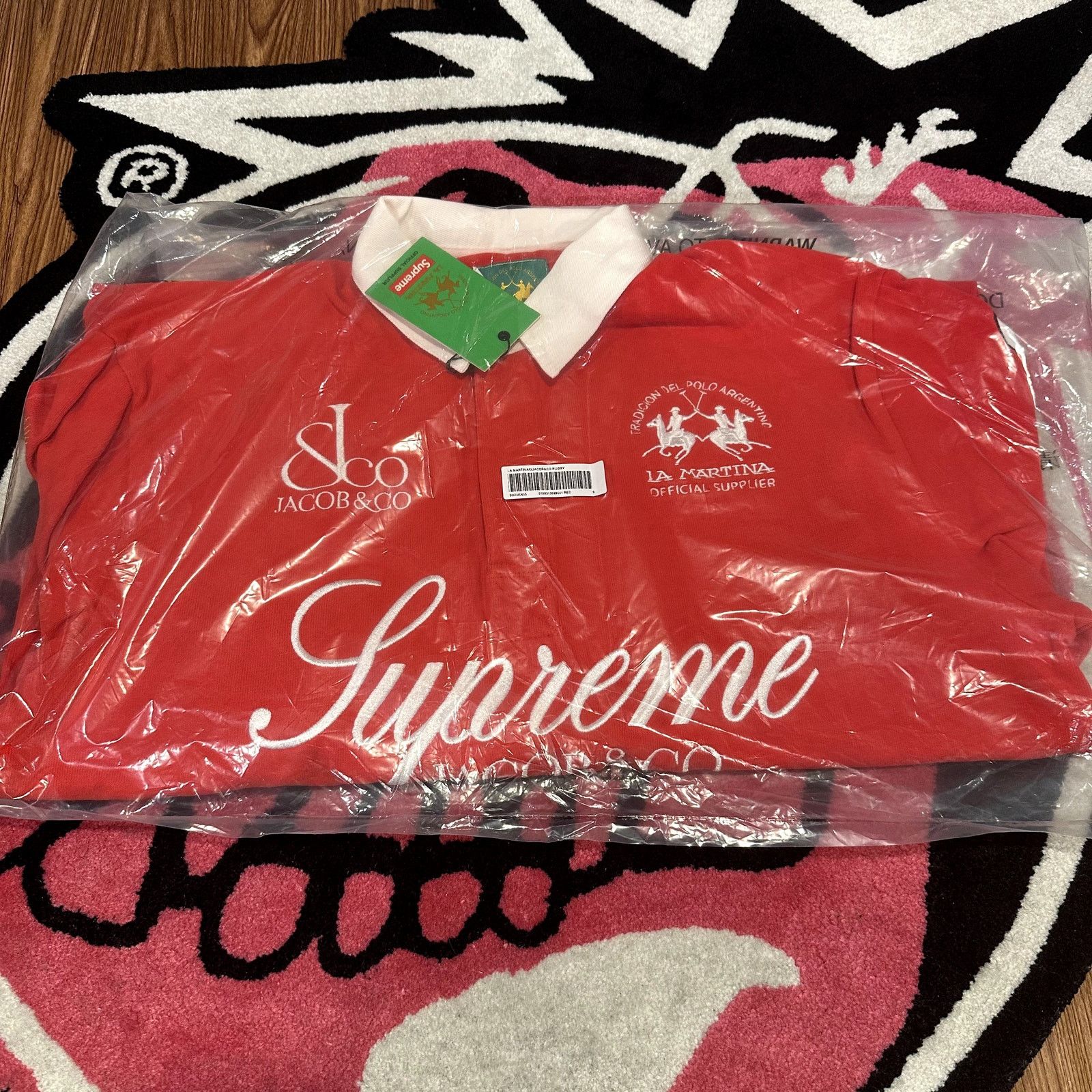 Jacob & Co. × Supreme Supreme La Martina Rugby – Red – Small