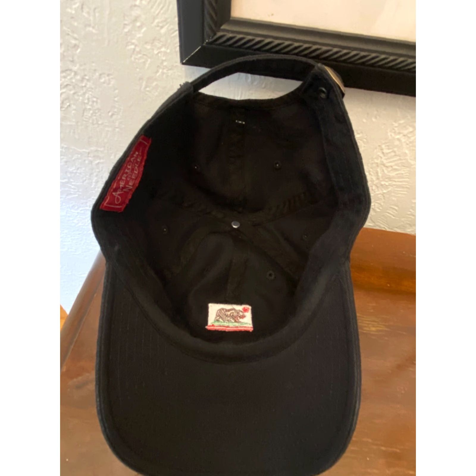 American Needle American Needle Hat Califo rnia Flag Bear Slouch Dad Black OSFM Mens Cotton Baseball Cap EUC Size ONE SIZE - 4 Thumbnail