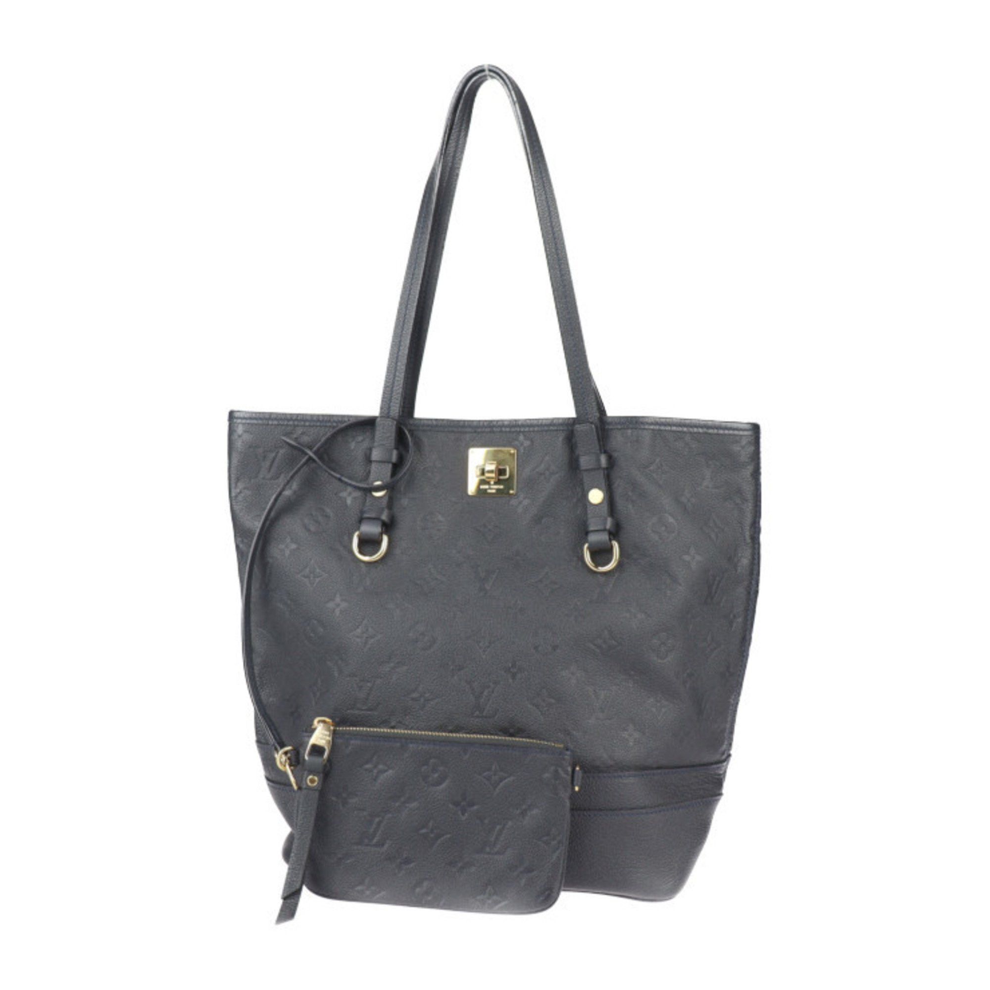 Louis Vuitton LOUIS VUITTON Citadines PM Monogram Empreinte Tote Bag M40517 Leather Black Shoulder R2419083007086 Size ONE SIZE - 1 Thumbnail