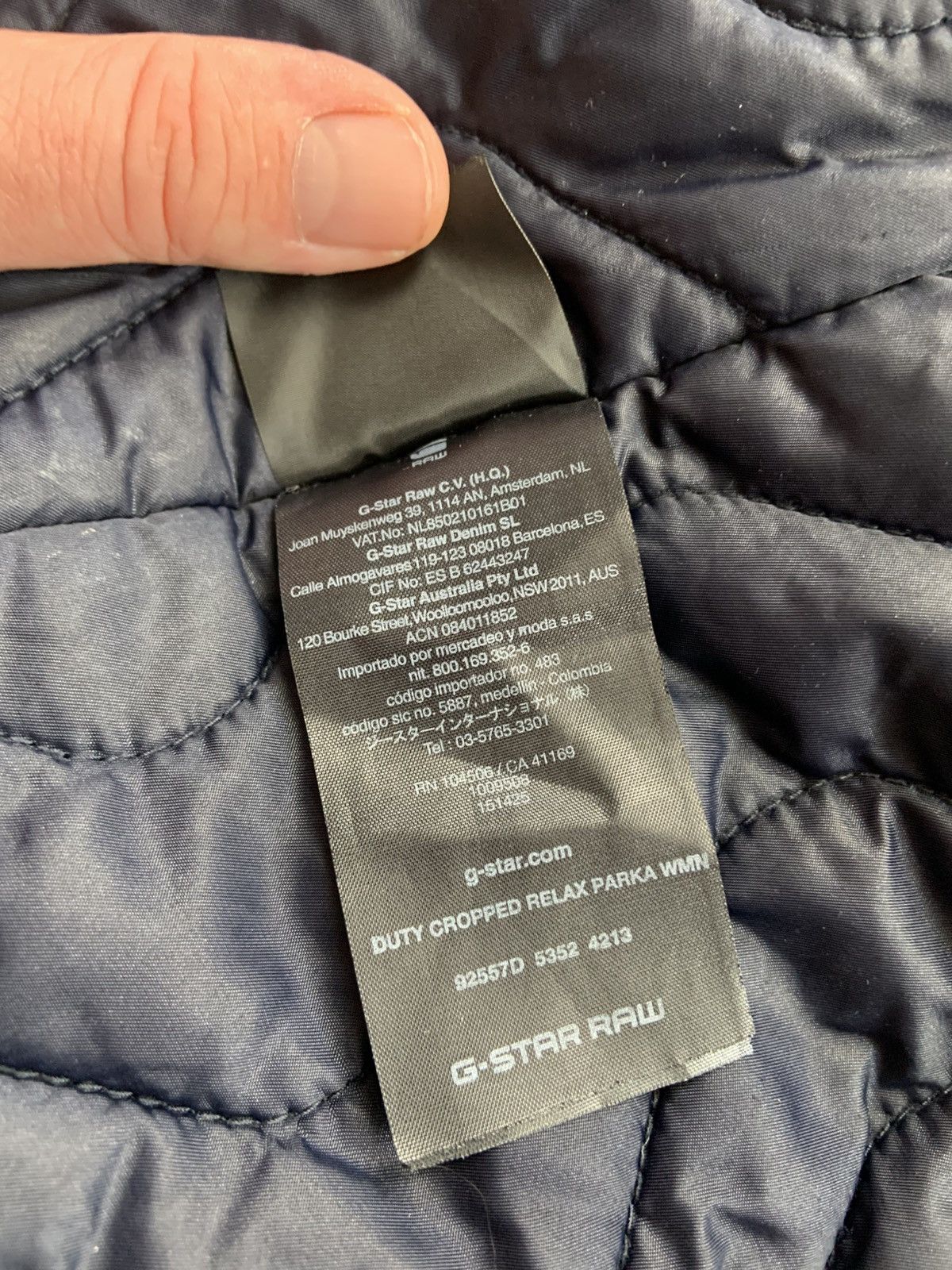 G-Star G-Star Raw Women Blue Duty Cropped Relax Parka Hooded Zip Size M / US 6-8 / IT 42-44 - 9 Thumbnail