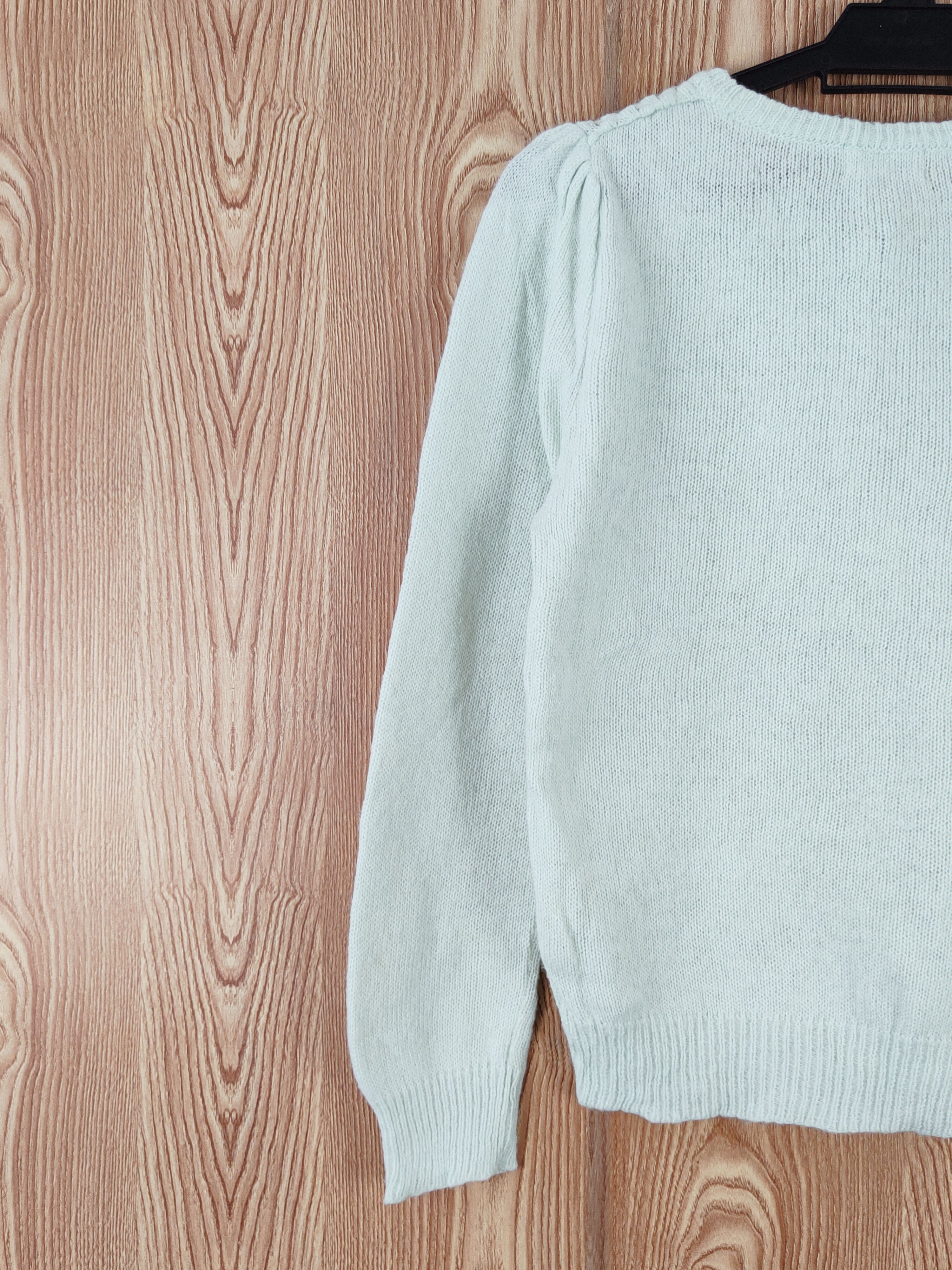 Japanese Brand Makelet Green Knitwear Sweatshirts #W827 Size S / US 4 / IT 40 - 9 Thumbnail