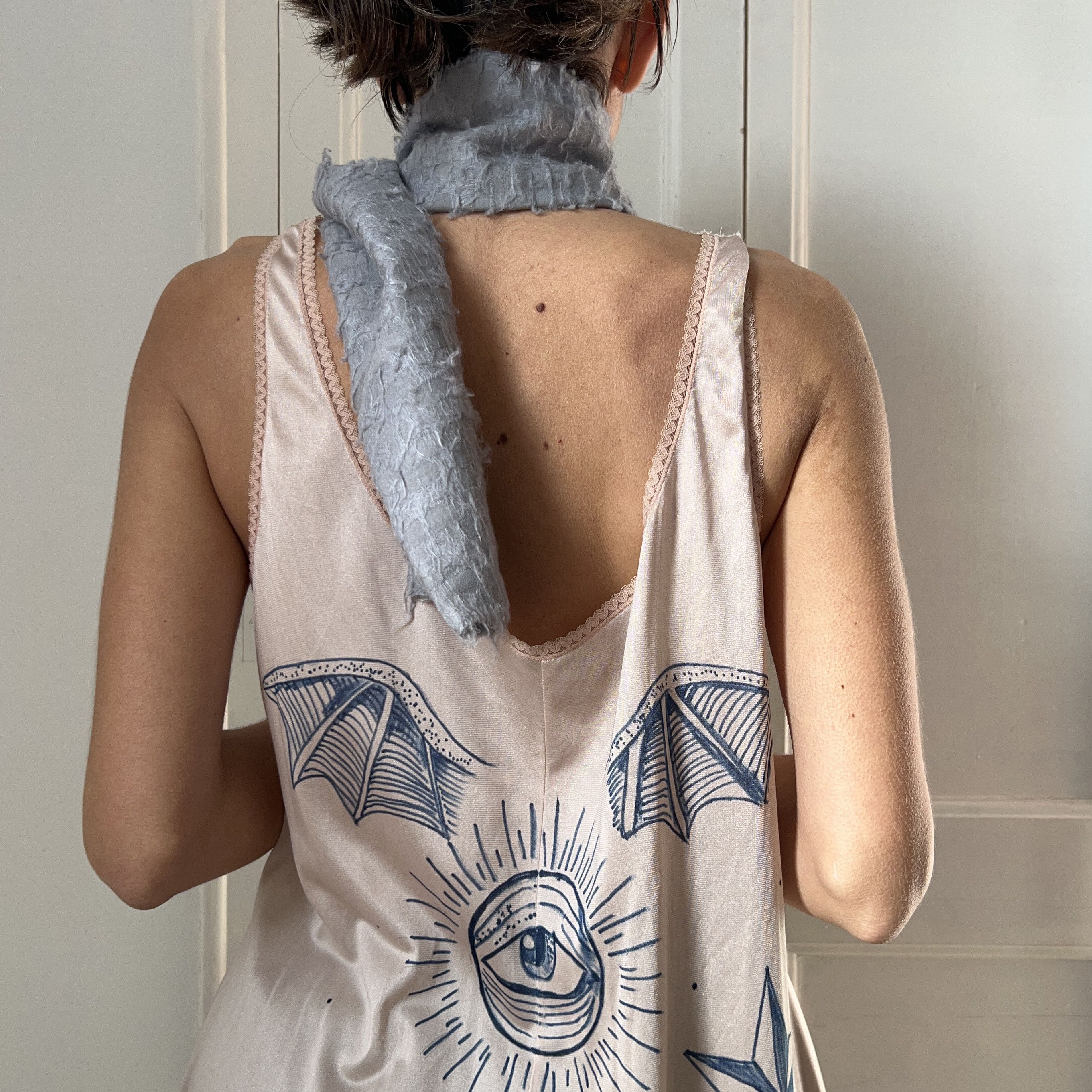 Other Vintage Pertegaz Wool Silk Scarf Size ONE SIZE - 3 Thumbnail