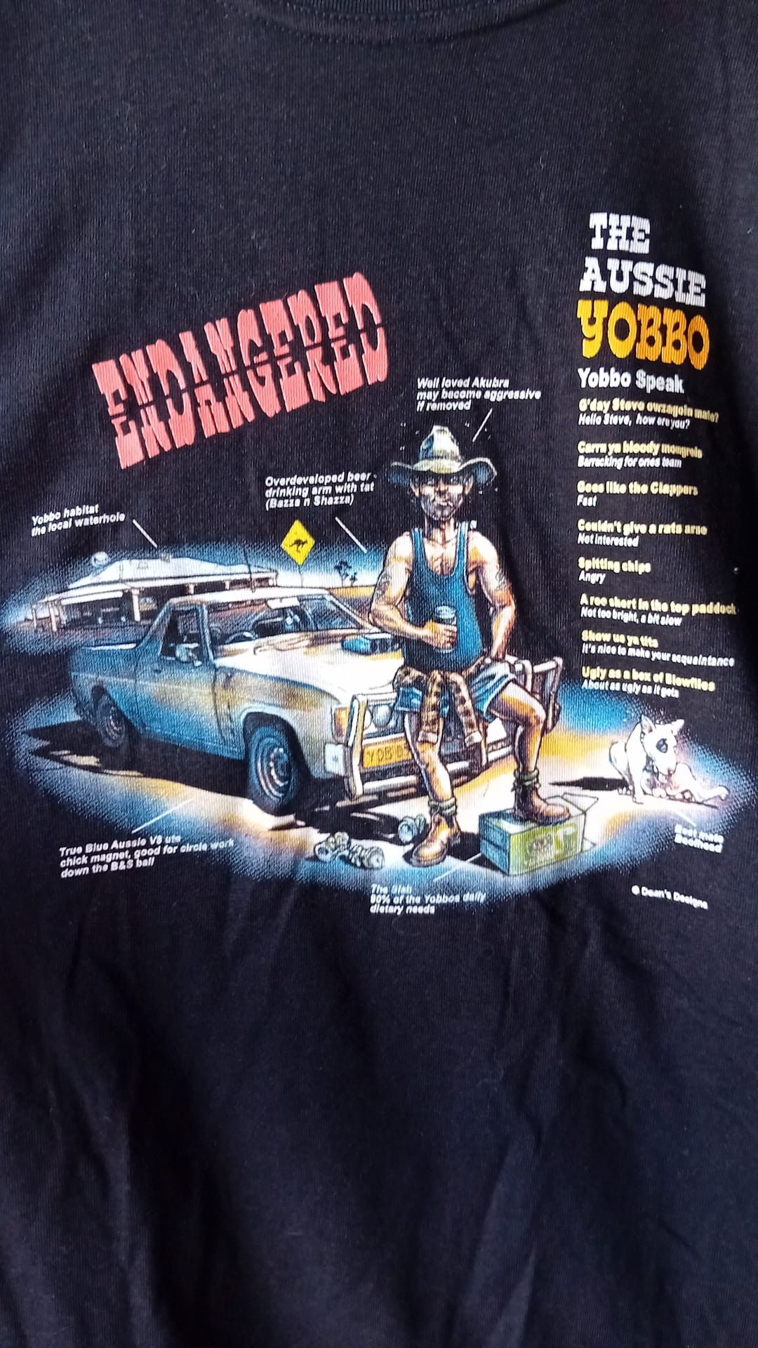 Vintage Gooses Deans Designs Aussie Yobbo funny t-shirt sz 3XL Size US XXL / EU 58 / 5 - 1 Thumbnail