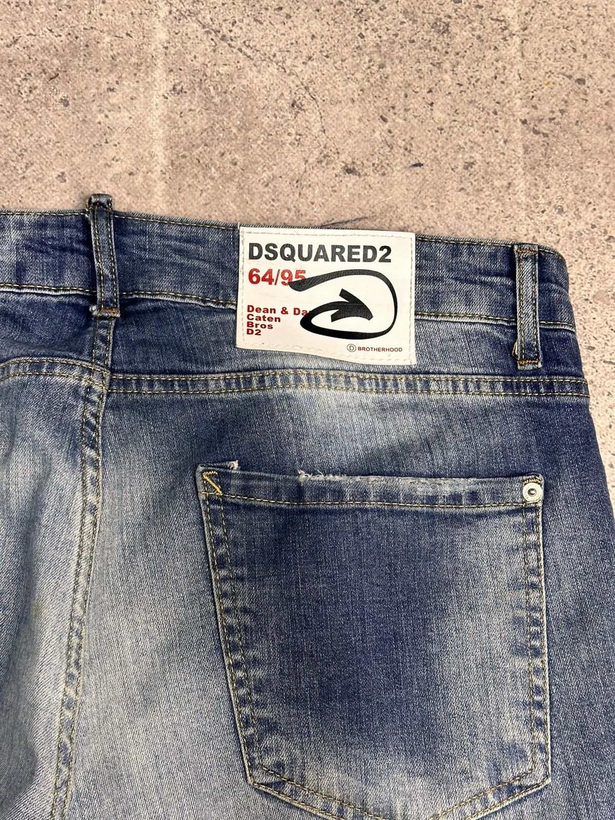 Dsquared2 Dsquared2 distressed denim pants baggy ripped y2k style Size US 38 / EU 54 - 13 Thumbnail