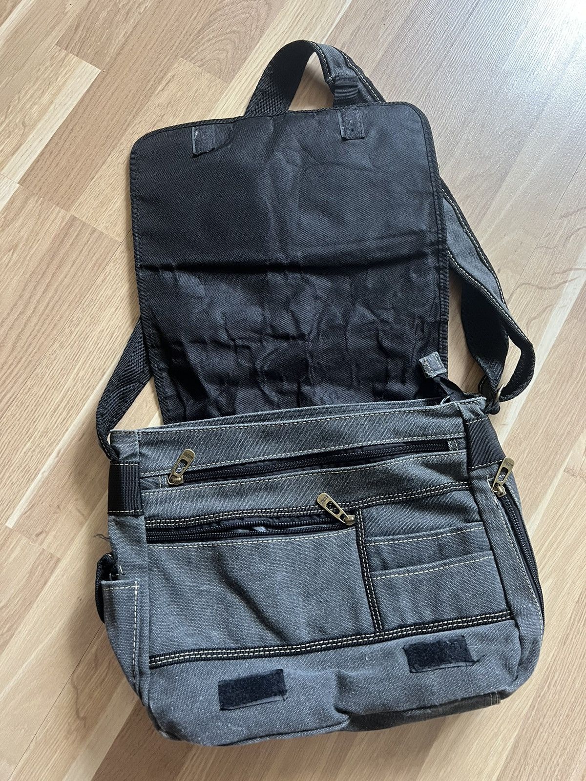 Vintage Vintage diesel style military avant garde messenger bag 90s Size ONE SIZE - 6 Thumbnail