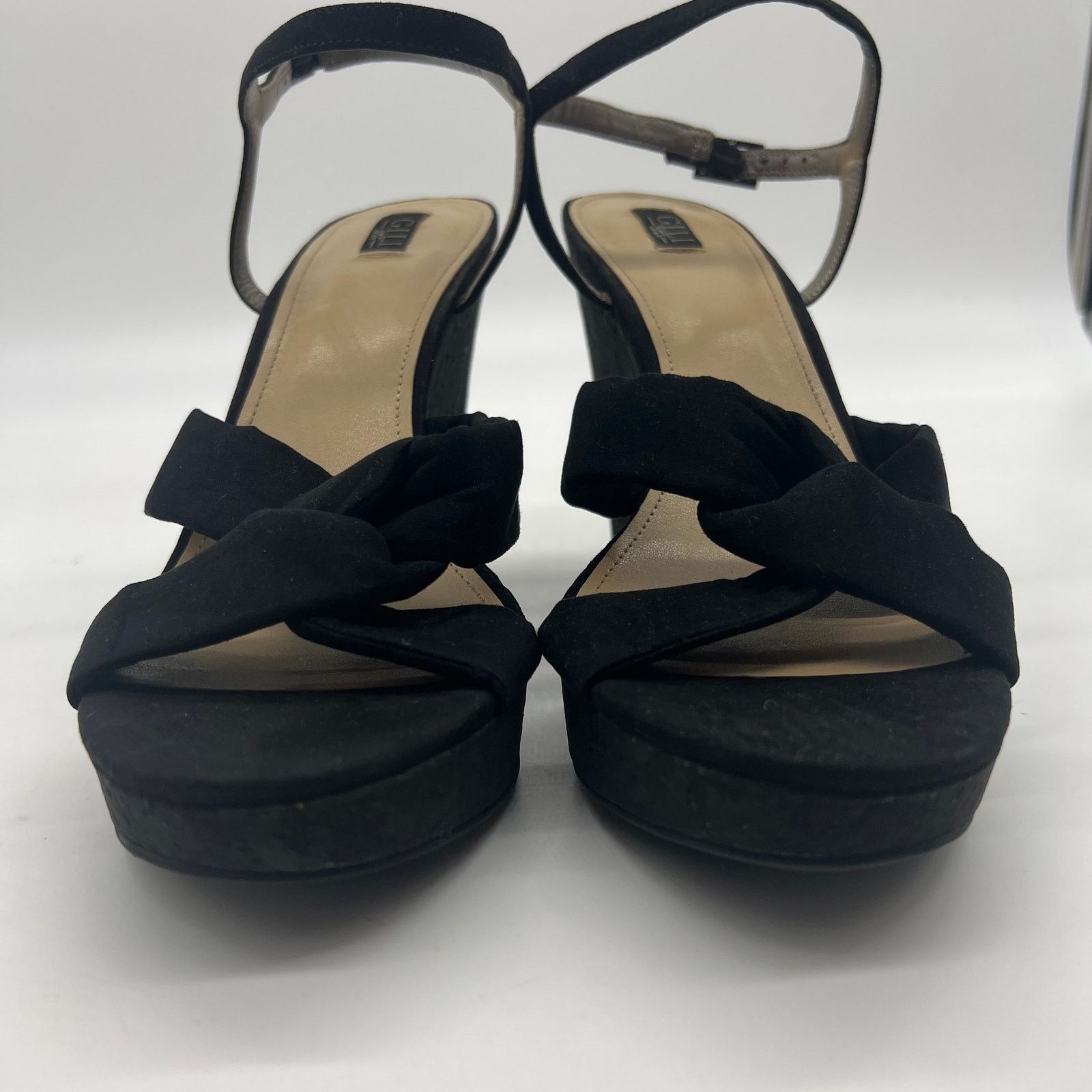 Other G.I.L.I. Knotted Front Wedge Ankle Strap Size 10 M Size US 10 / IT 40 - 3 Thumbnail