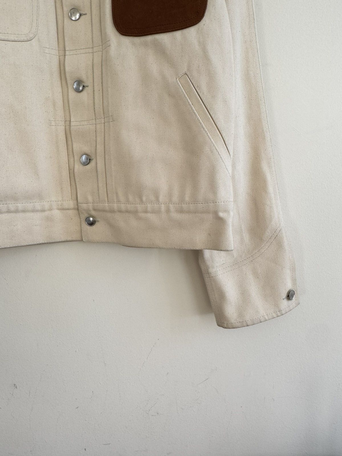 Colbo × Linder Linder SS 2020 Off-White Orson Denim Jacket Size US L / EU 52-54 / 3 - 8 Thumbnail