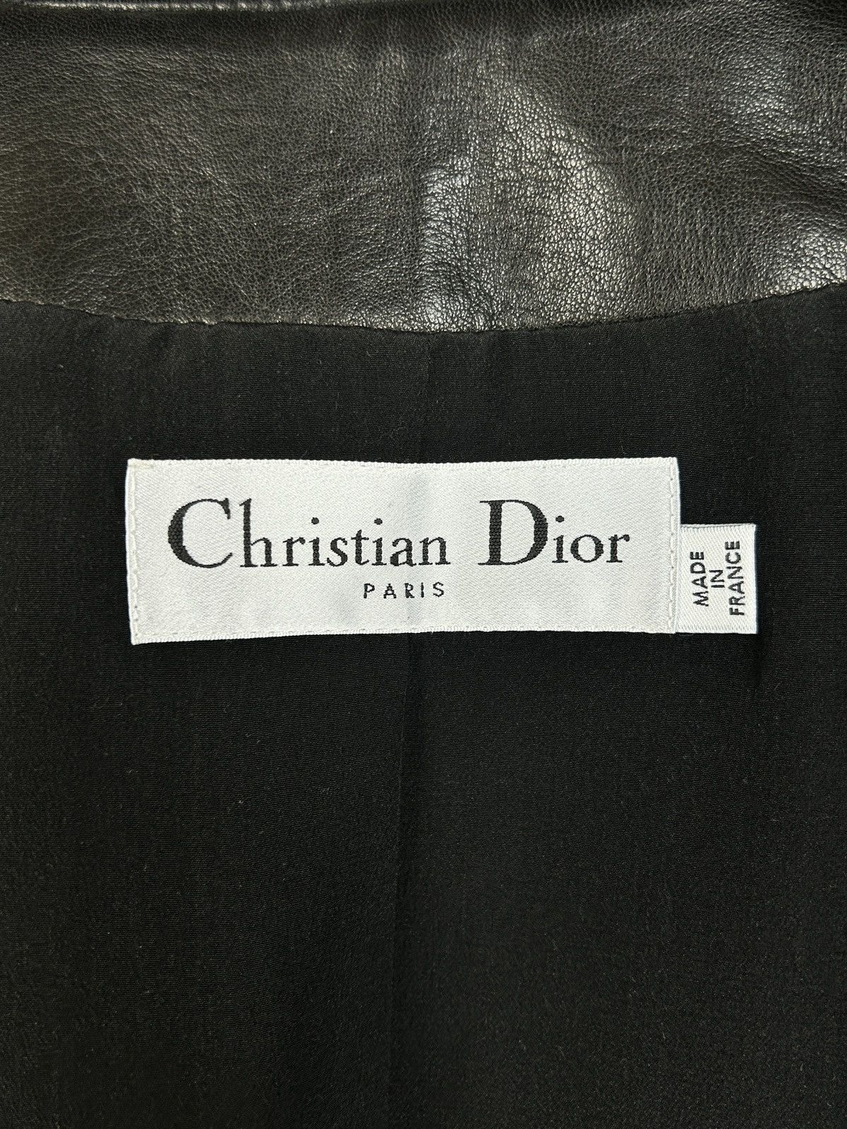 Dior Christian Dior Lambskin Leather Jacket Size M / US 6-8 / IT 42-44 - 9 Thumbnail