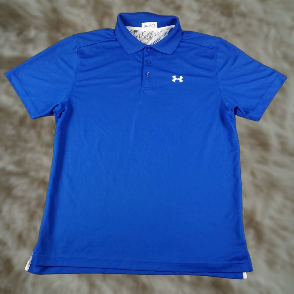 Under Armour Under Armour Polo Shirt Mens Size Large Blue Golf Casual Short Sleeve * Polo Shirt Under Armour Mens Size Large Blue Golf Casual Short Sleeve Size US L / EU 52-54 / 3 - 1 Thumbnail