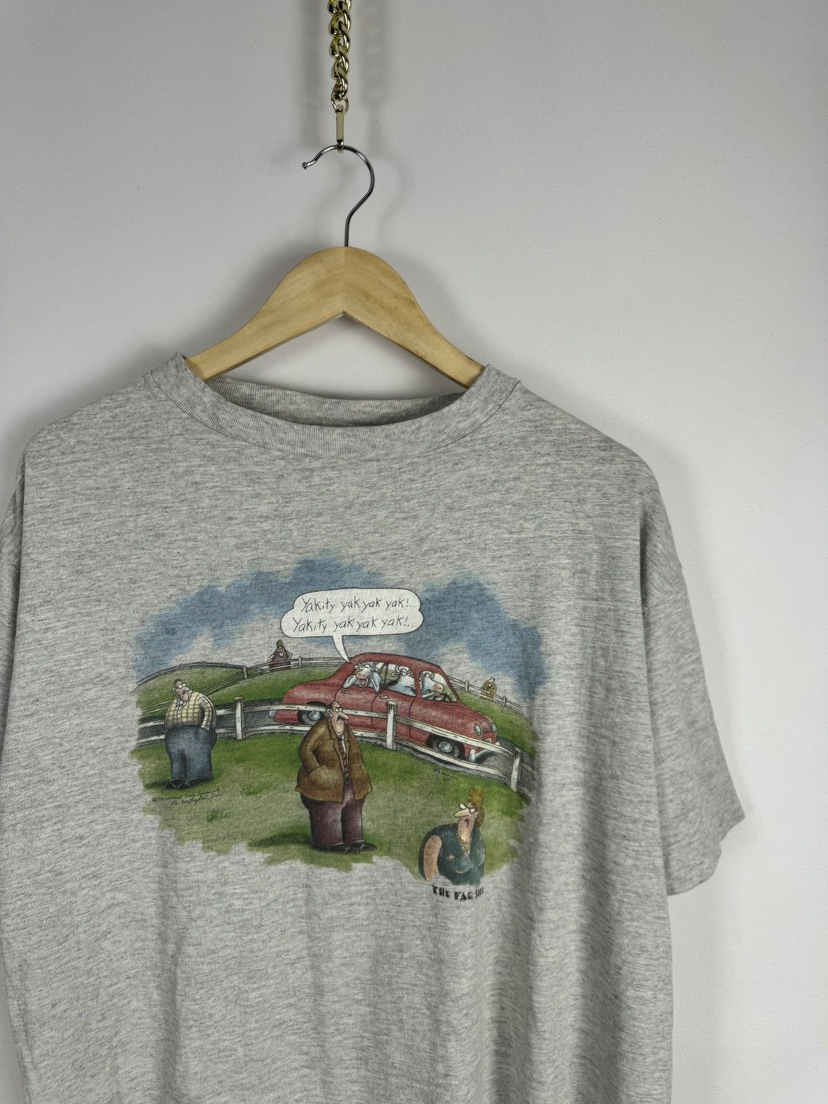 Vintage Vintage 1980s The Far Side Cartoon Tee Size US XL / EU 56 / 4 - 3 Thumbnail