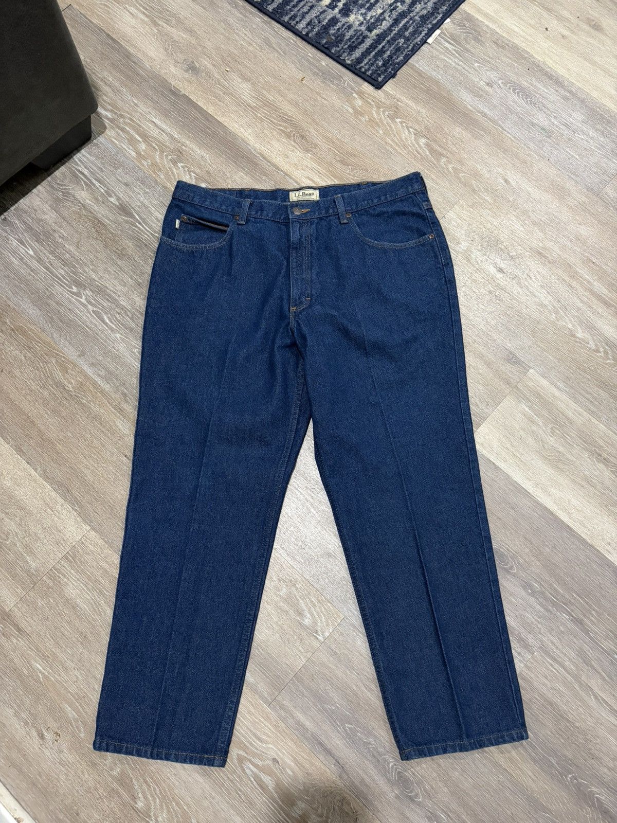 L.L. Bean L.L.Bean Classic Fit Denim Jeans 38x28 Size US 38 / EU 54 - 6 Thumbnail