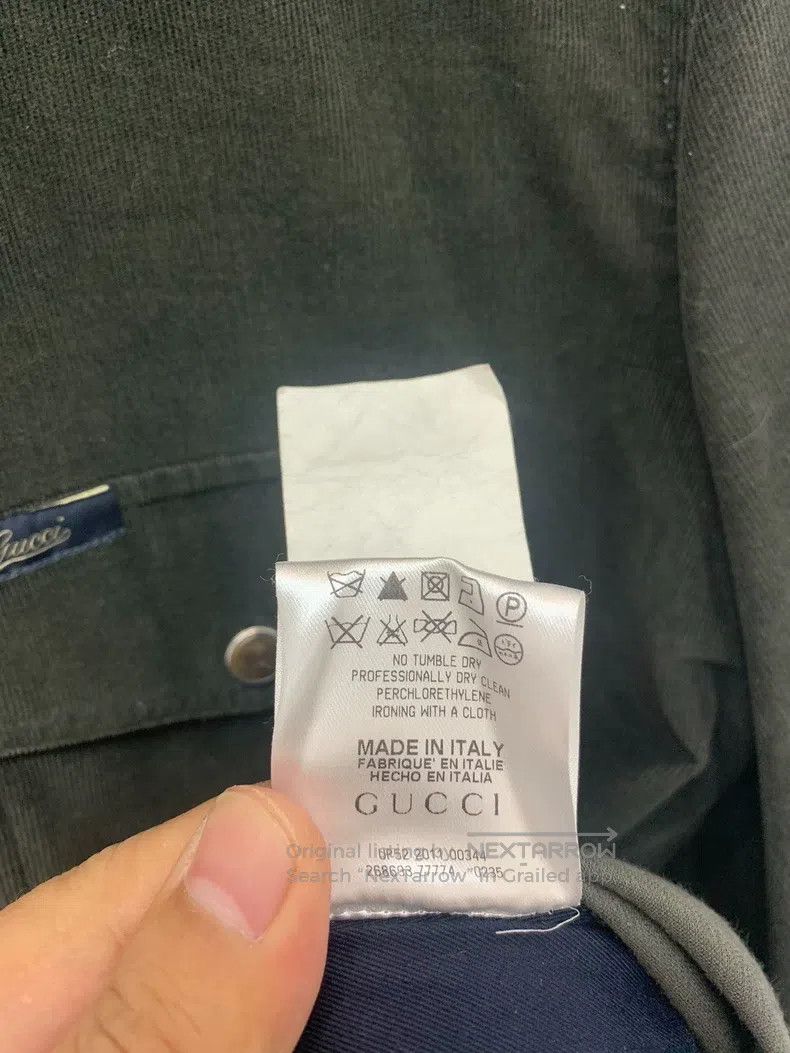 Gucci Gucci Size 41 Corduroy shirt Size US XS / EU 42 / 0 - 5 Thumbnail