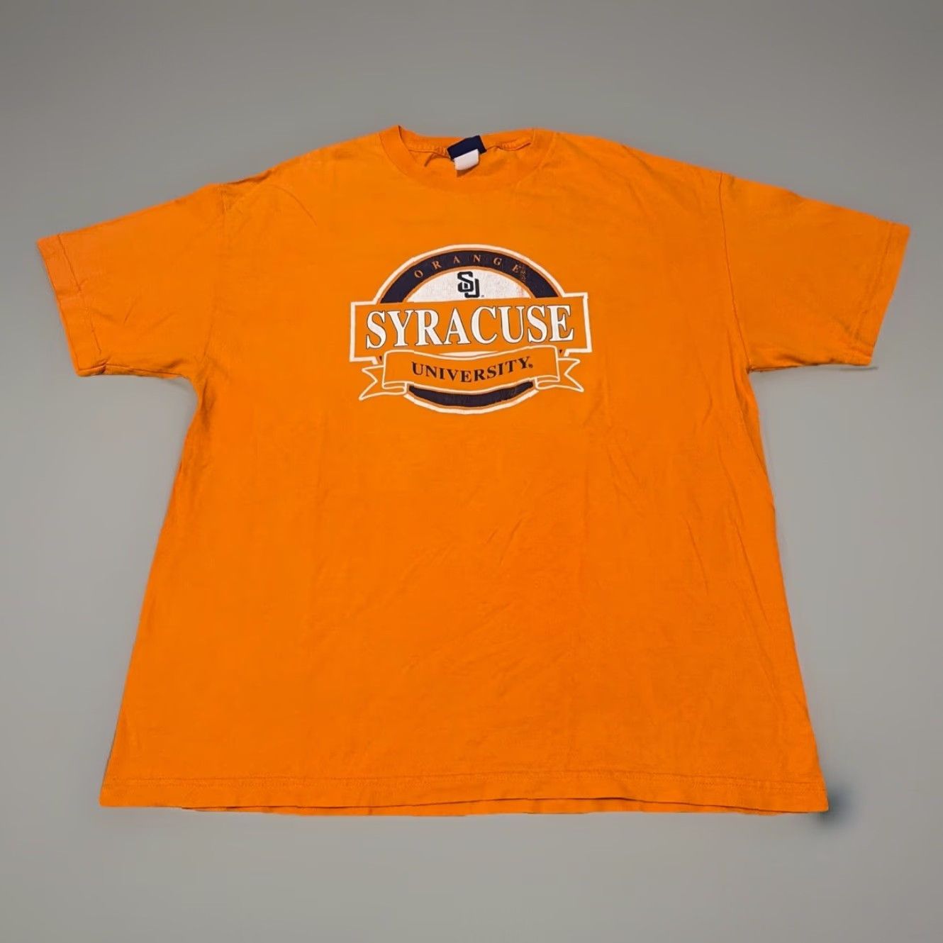 NCAA VINTAGE Syracuse Orangemen Orange NCAA T-Shirt XL Men Shirt Orange University XL Mens Size US XL / EU 56 / 4 - 2 Thumbnail