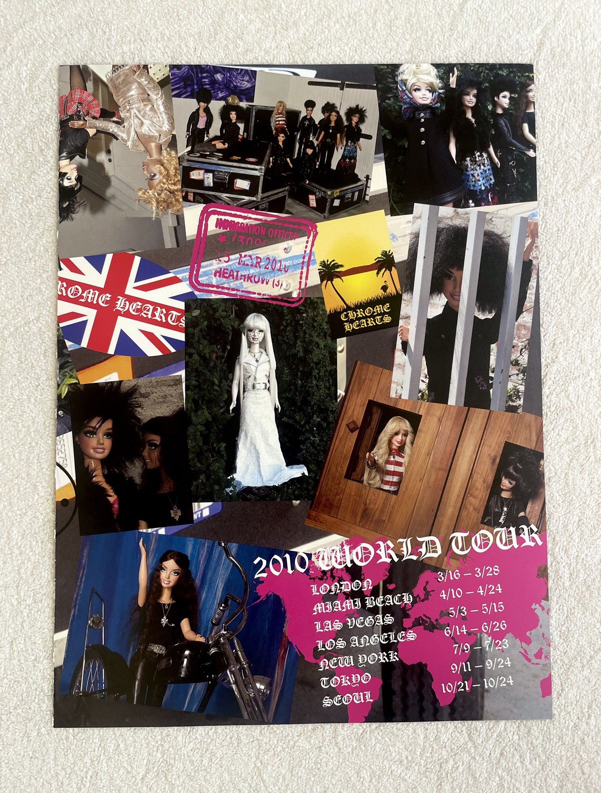 Chrome Hearts Chrome Hearts Barbie tour 8x11 magazine cutout Poster Size ONE SIZE - 1 Thumbnail