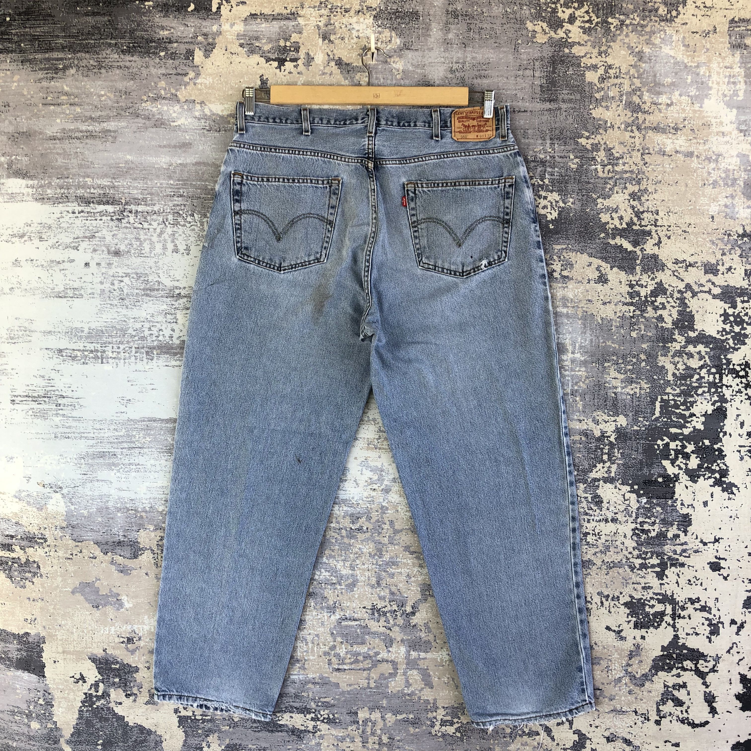 Levi's Vintage Y2K Levis 560 Light Wash Jeans Levi's Faded Denim Size US 38 / EU 54 - 2 Thumbnail