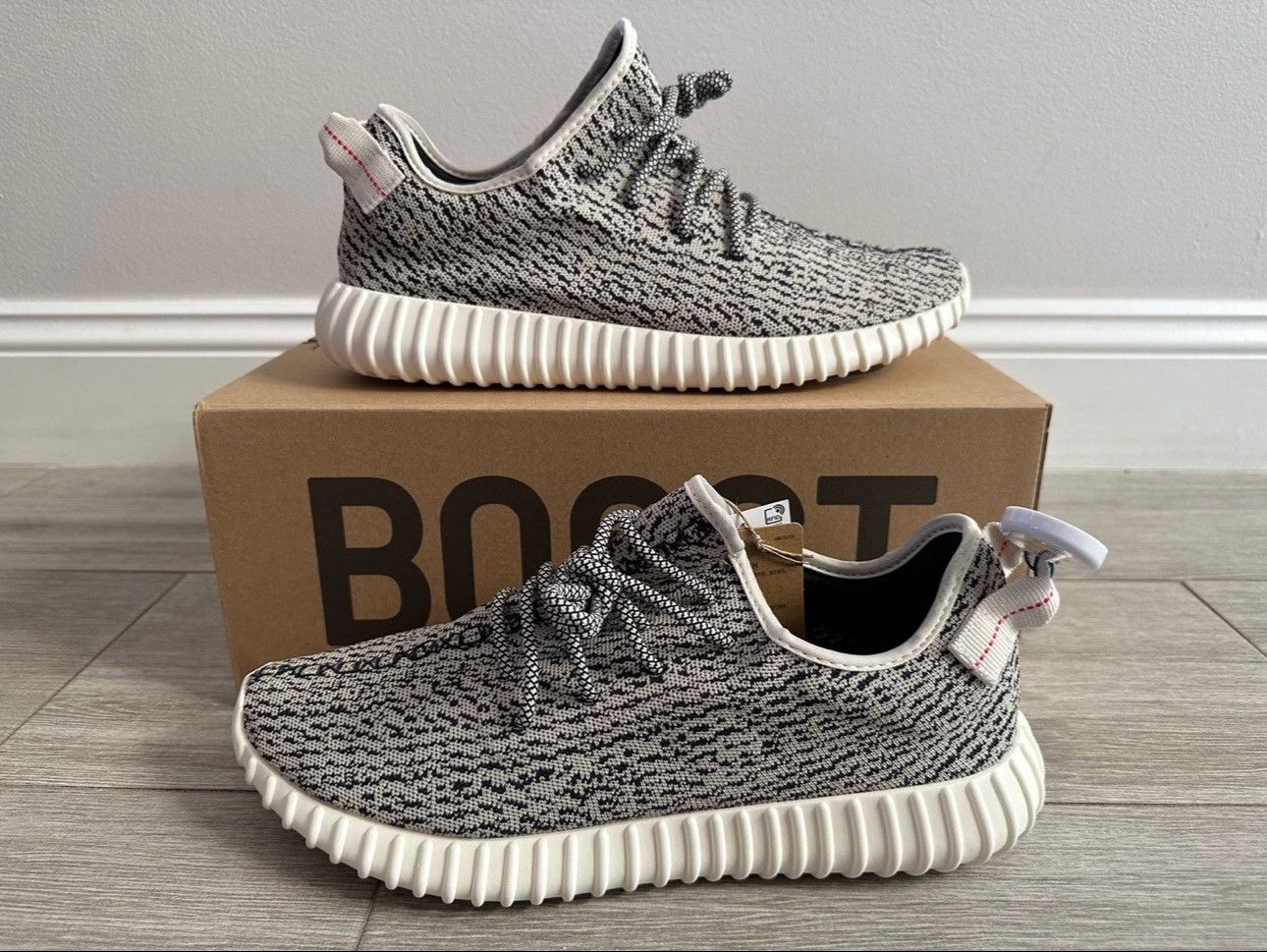 ADIDAS Yeezy Boost 350 Turtle Dove Blue Gray Core White 12