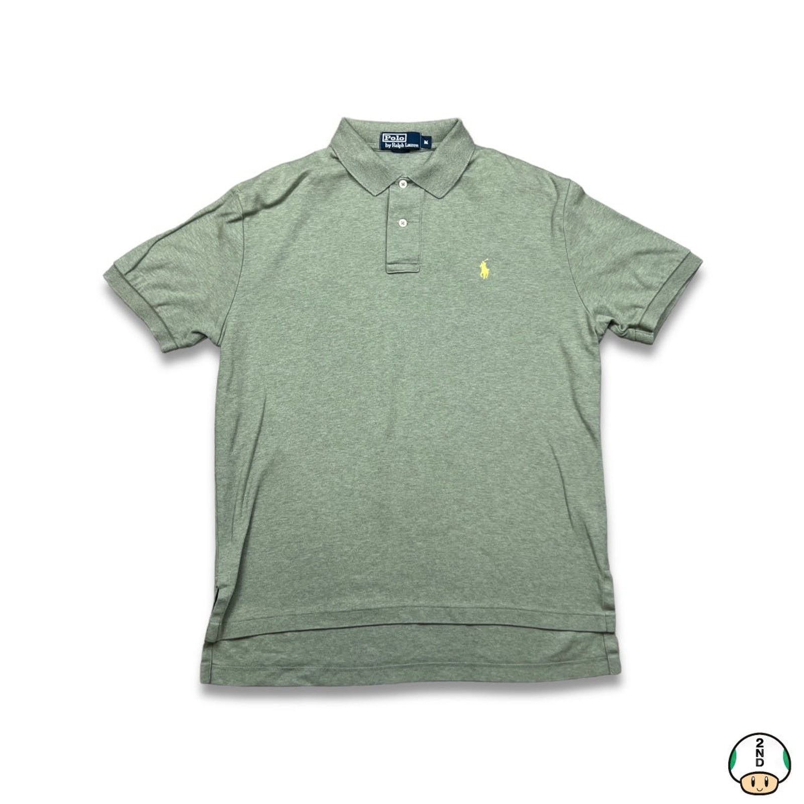 Polo Ralph Lauren × Vintage VTG 90s Polo Ralph Lauren Shirt Medium Pony Cotton Preppy Size US M / EU 48-50 / 2 - 1 Thumbnail