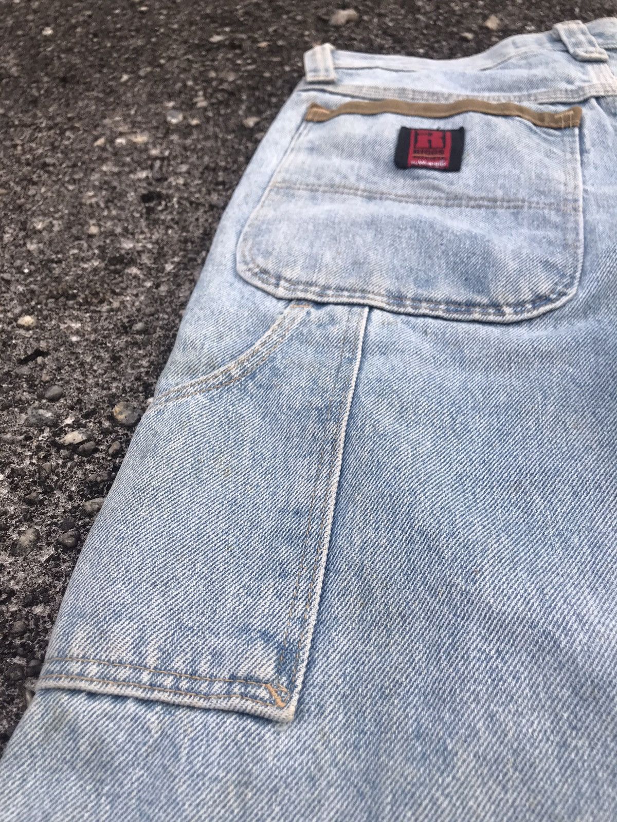 Designer × Wrangler Wrangler Carpenter Y2K Baggy Jeans Size US 29 - 5 Thumbnail