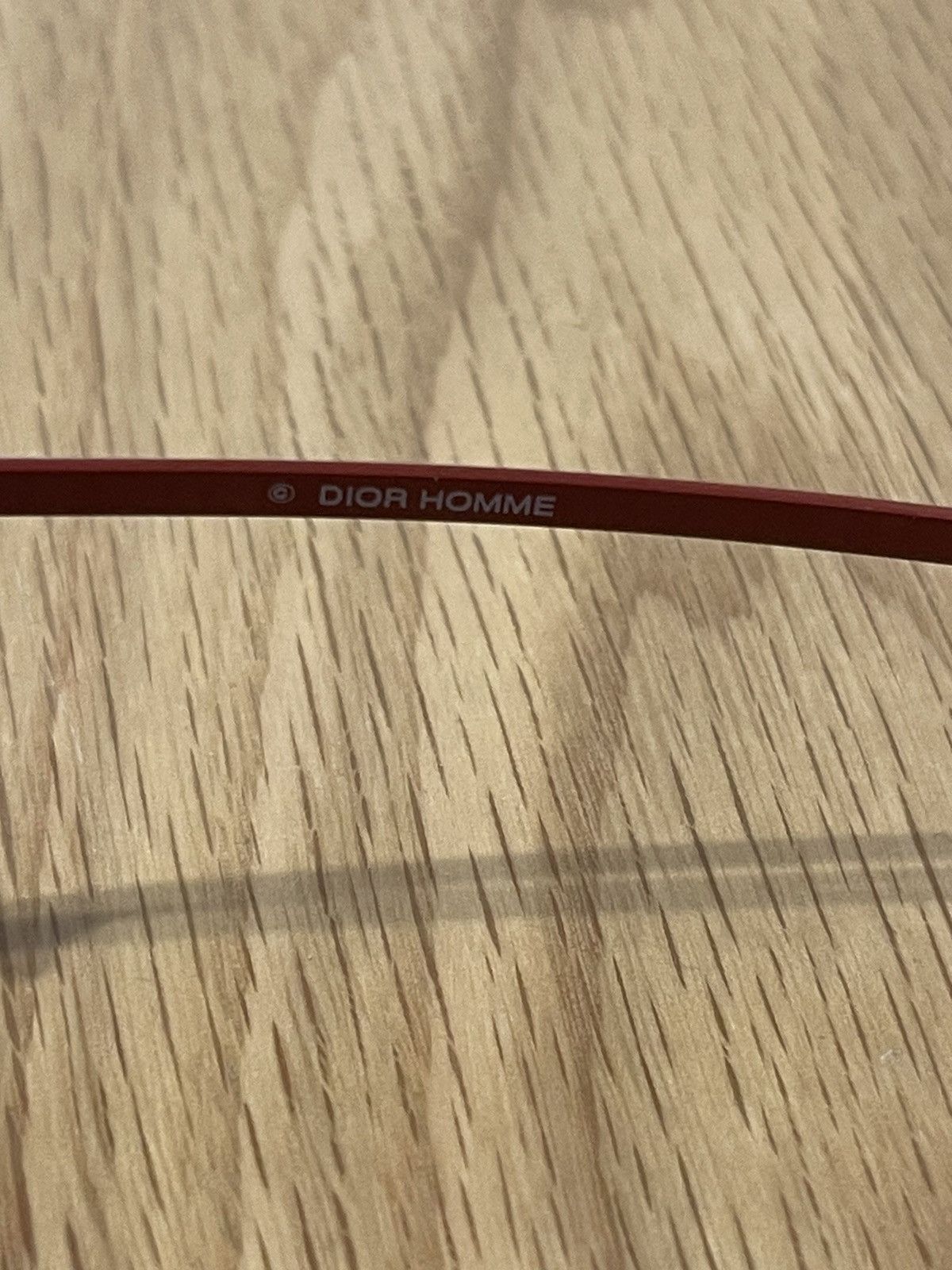 Dior × Hedi Slimane Hedi Slimane Y2K DIOR Homme red 0069/s aviator sunglasses Size ONE SIZE - 6 Thumbnail