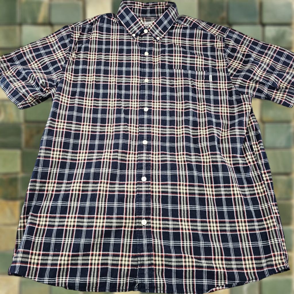 Carhartt Carhartt Shirt Mens Extra Large Blue Plaid Regular Fit Workwear Cotton Button Up Size US XL / EU 56 / 4 - 1 Thumbnail
