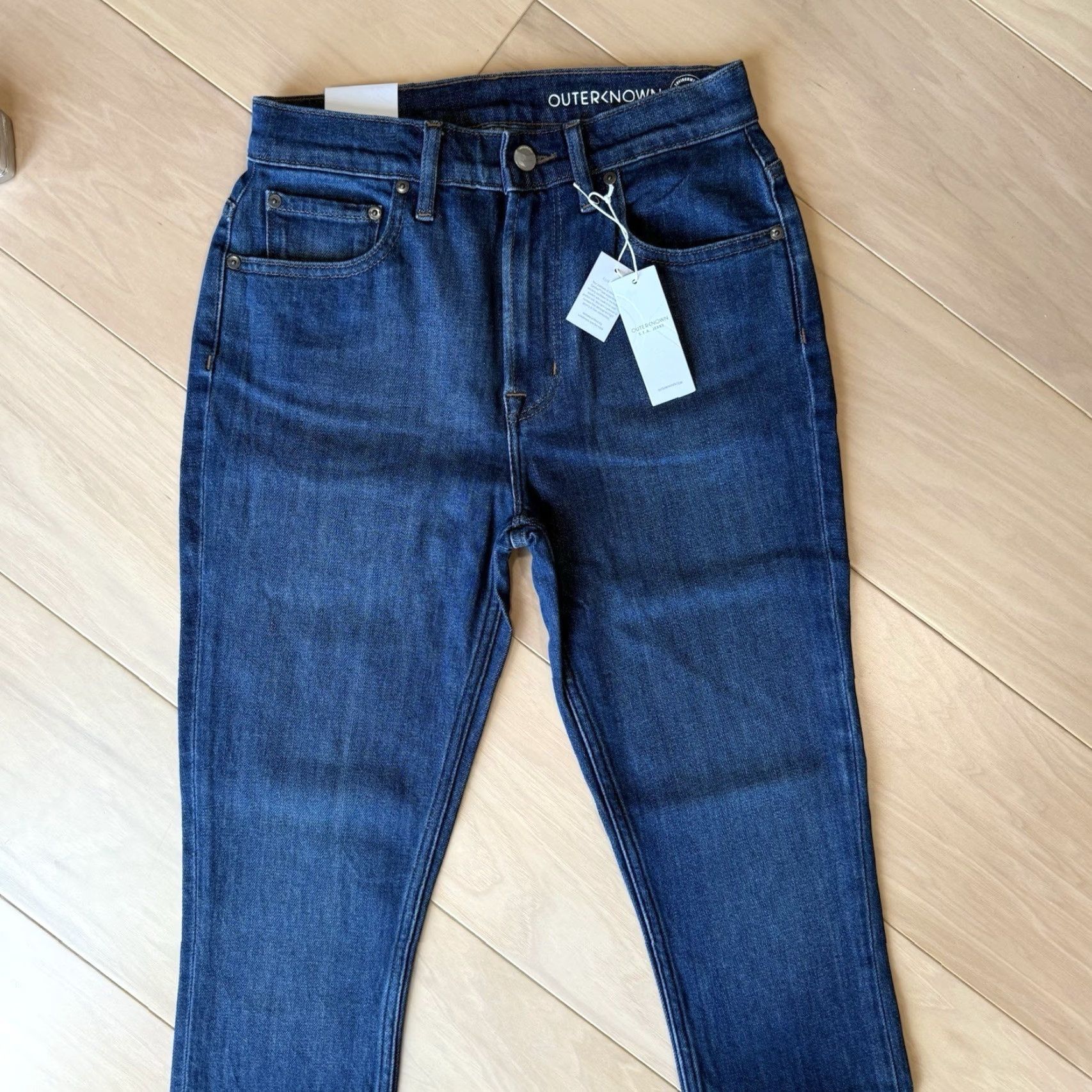 Outerknown Outerknown Strand High Rise Skinny Jeans Women's 26 Blue Boho Party NWT New York NWT Size 26" / US 2 / IT 38 - 3 Thumbnail
