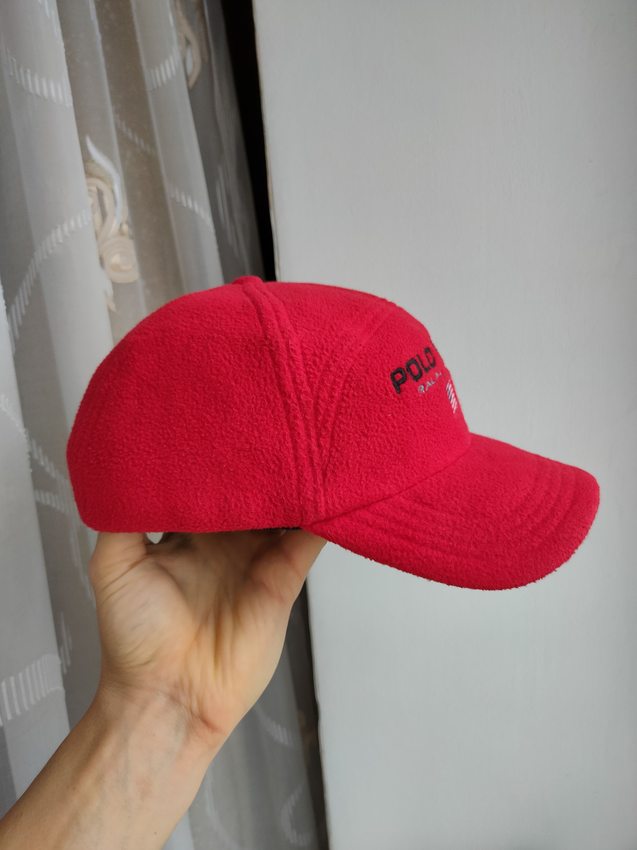 Polo Ralph Lauren Polo Ralph Lauren Sport USA vintage Y2K fleece cap hat Size ONE SIZE - 5 Thumbnail