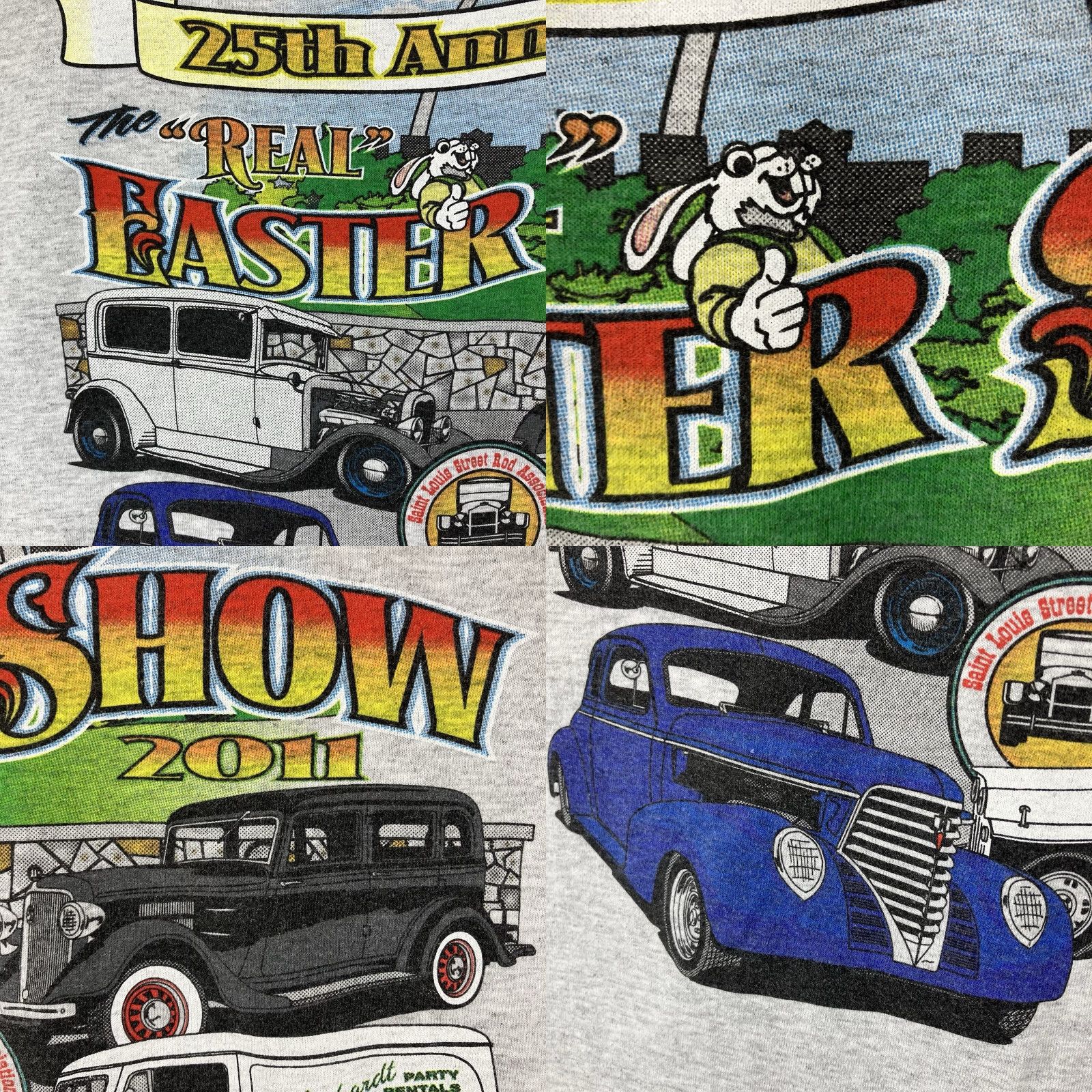 Jerzees Mens JERZEES T-Shirt Street Rod Shirt Gray L Adult Regular Size US L / EU 52-54 / 3 - 8 Thumbnail