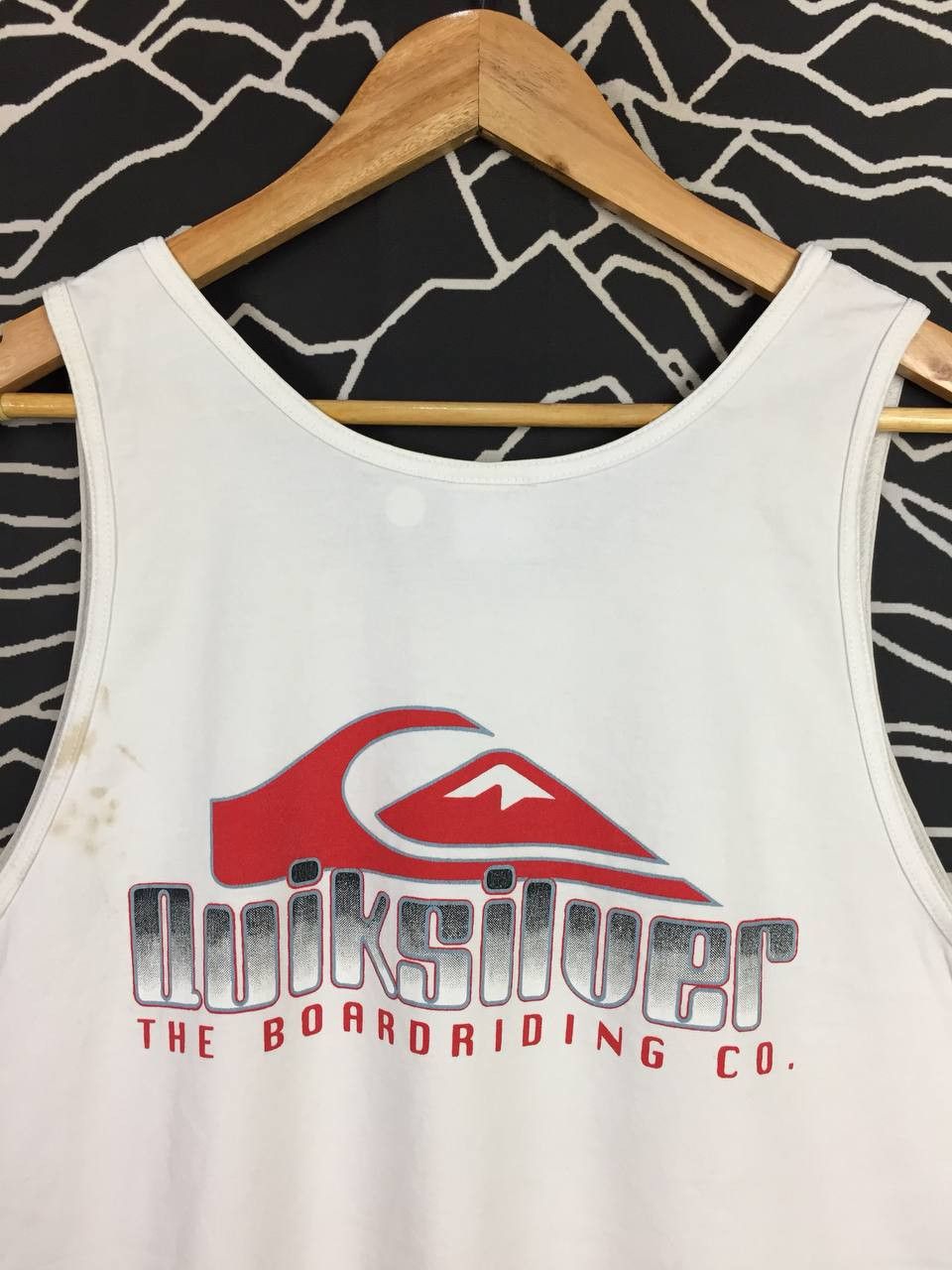 Quiksilver Vtg Quiksilver The Boardriding Co. Logo Surf Tank Top Size US L / EU 52-54 / 3 - 3 Thumbnail