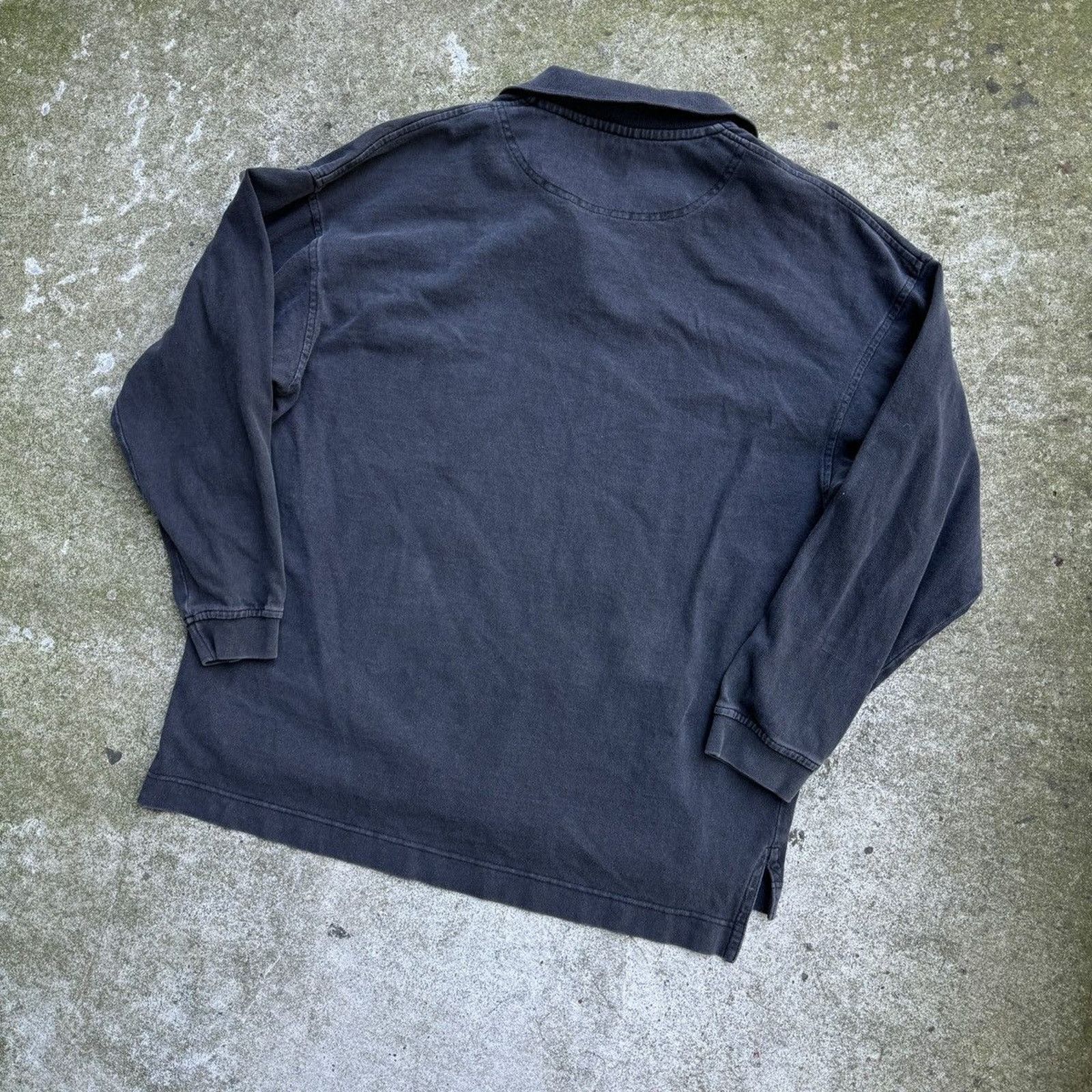 Gap Vintage Gap Oversized Faded Black Heavy Cotton Shirt Size US M / EU 48-50 / 2 - 8 Thumbnail