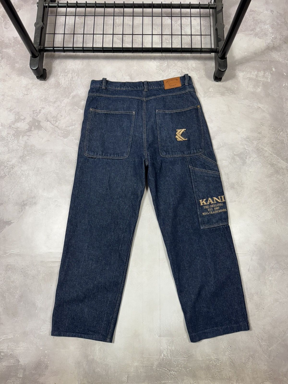 Karl Kani Karl Kani Baggy Y2k Carpenter Denim Pants Size US 32 / EU 48 - 8 Thumbnail