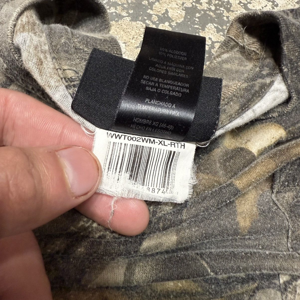Vintage Vintage Winchester RealTree Camo Essential Pocket Long Slee Size US XL / EU 56 / 4 - 5 Thumbnail