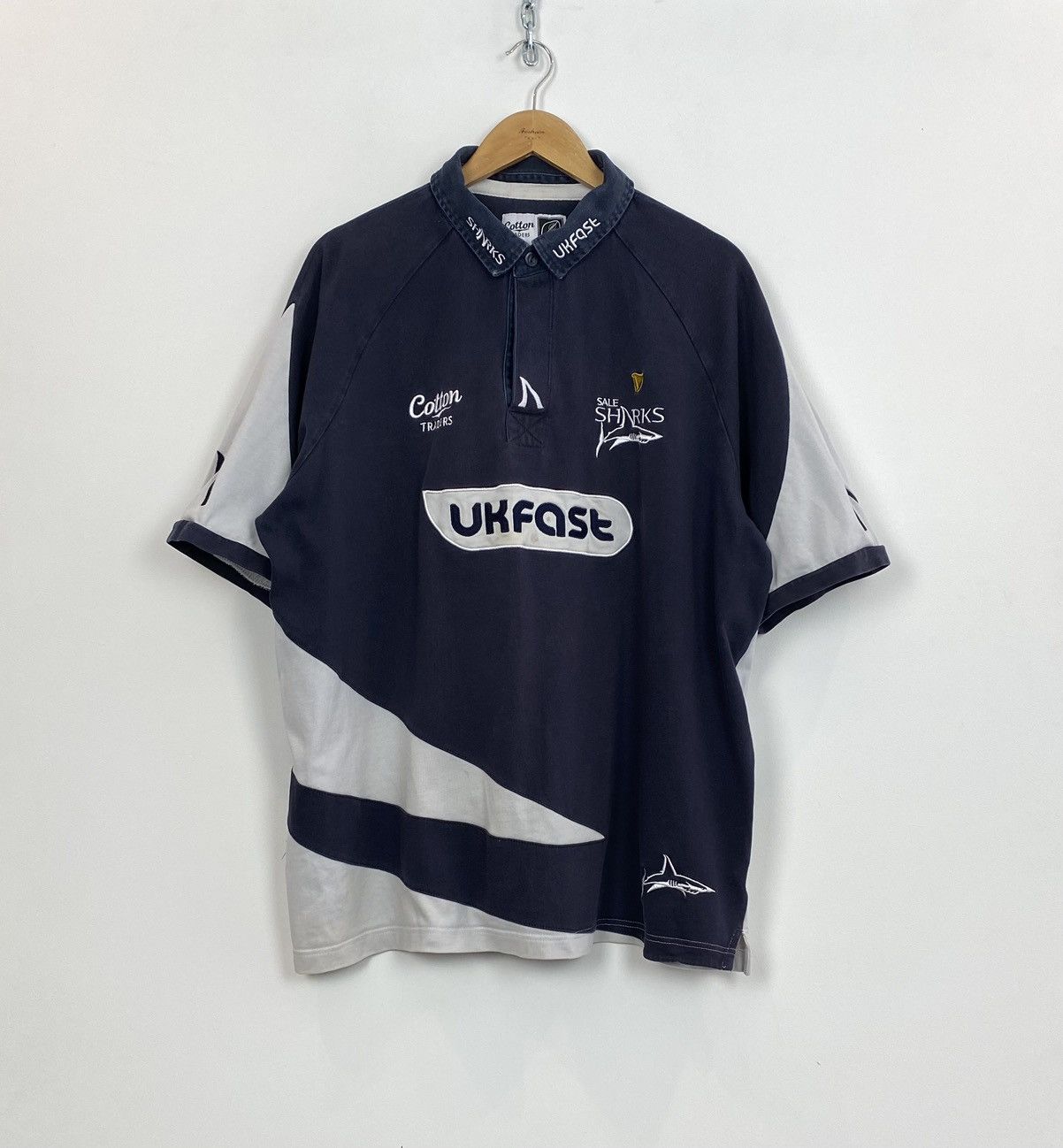 Other Cotton Traders Sale Sharks Rugby Shirt 2009-2010 Size 2XL Size US XXL / EU 58 / 5 - 1 Thumbnail