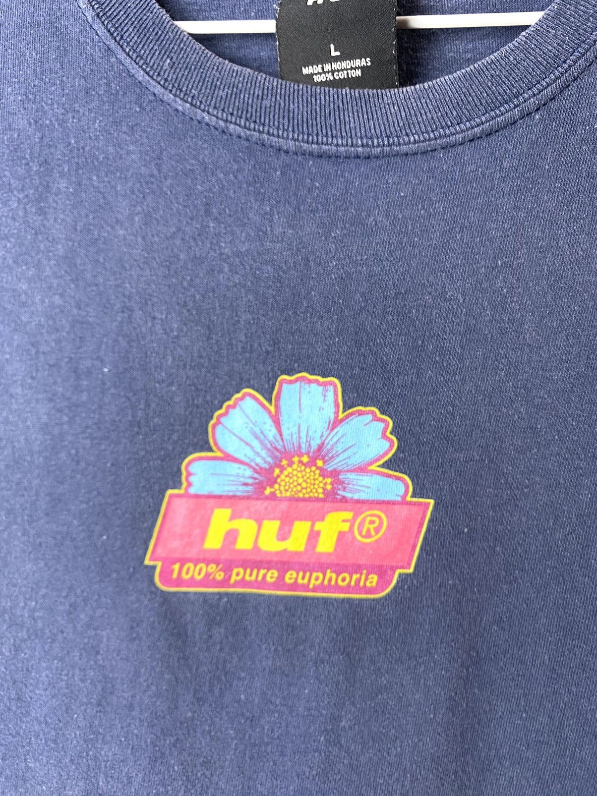 Huf Vintage HUF Sunfaded T Shirt Size US L / EU 52-54 / 3 - 4 Thumbnail