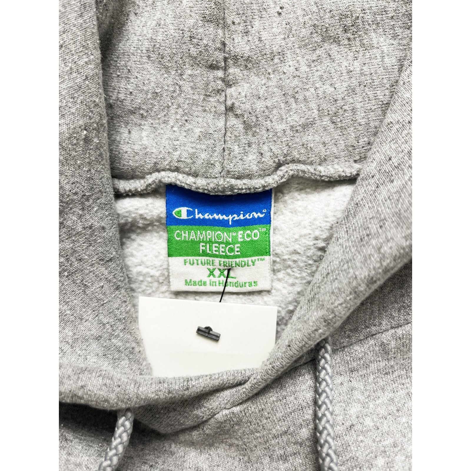 Champion Vintage 90s Champion Grey Long Sleeve Hoodie - Men's 2XL Size US XXL / EU 58 / 5 - 3 Thumbnail