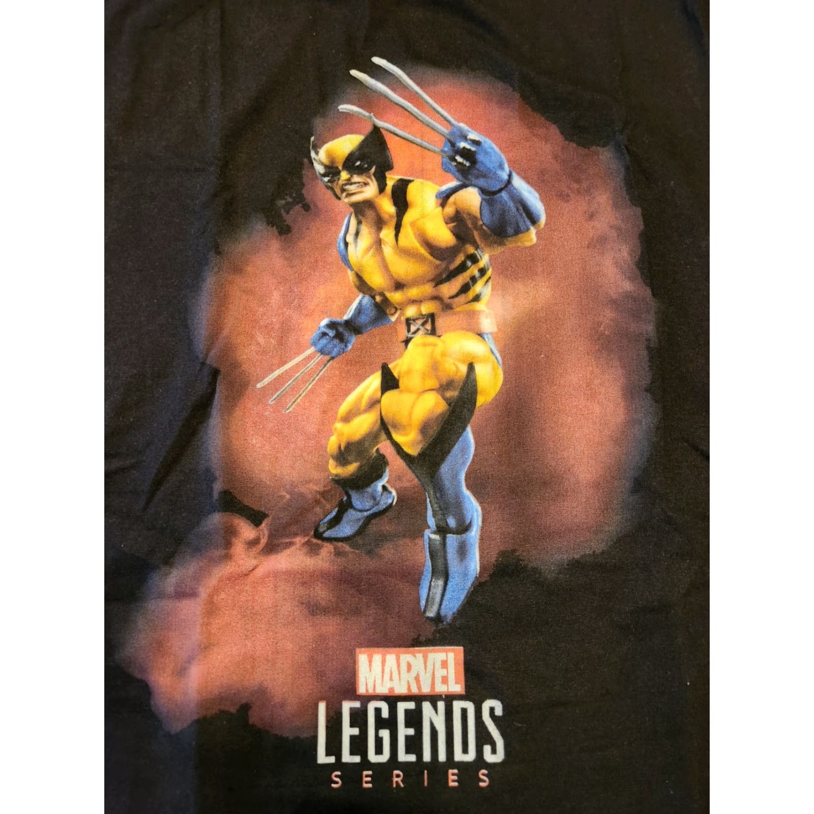 Vintage X Men Marvel Legends Series Wolverine T-Shirt Mens 2XL Black New with Tags Size US XXL / EU 58 / 5 - 2 Thumbnail