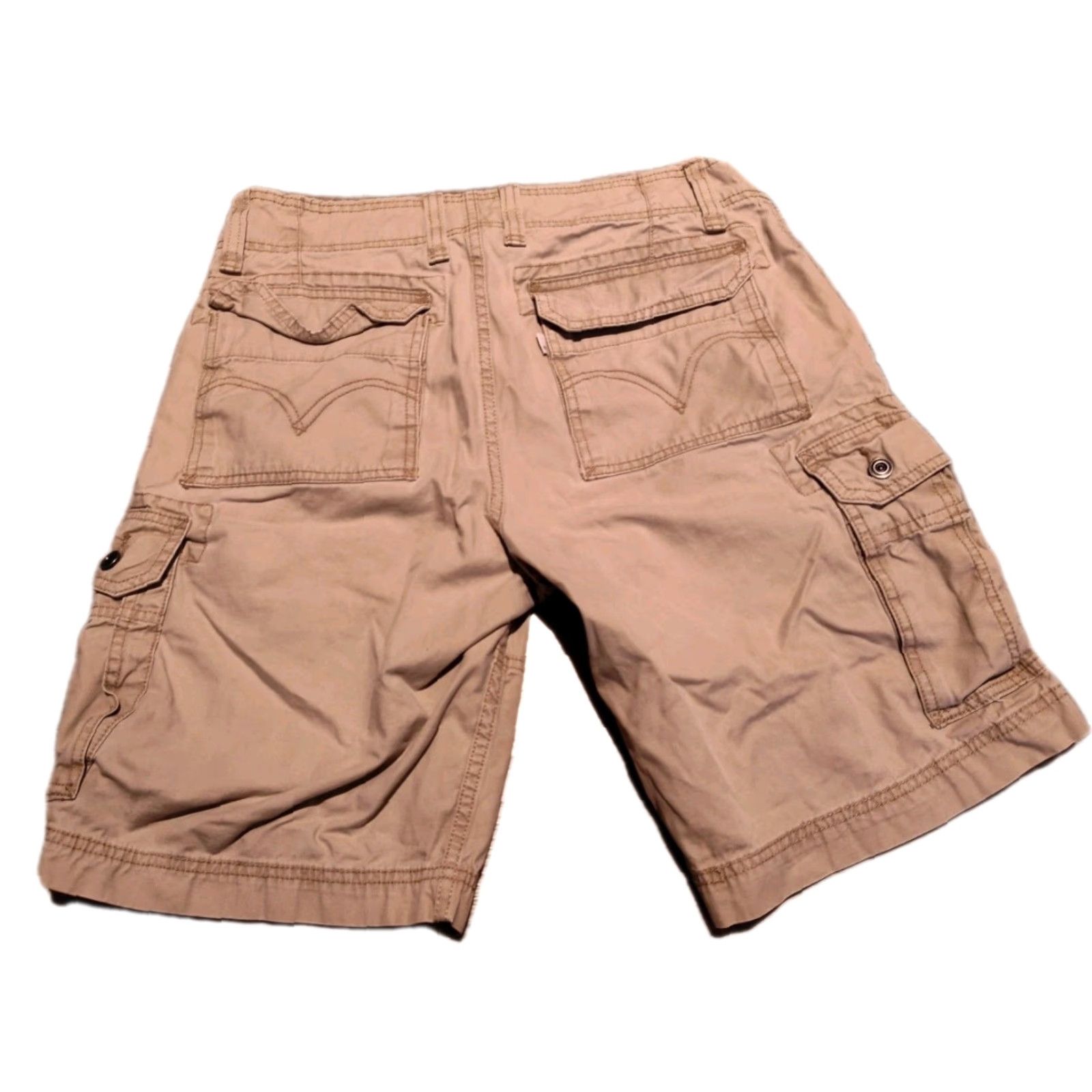 Levi's VINTAGE Levi's Cargo Shorts Men Size 33 Beige Summer Casual Travel Hiking Skate 10" Inseam Size US 33 - 2 Thumbnail