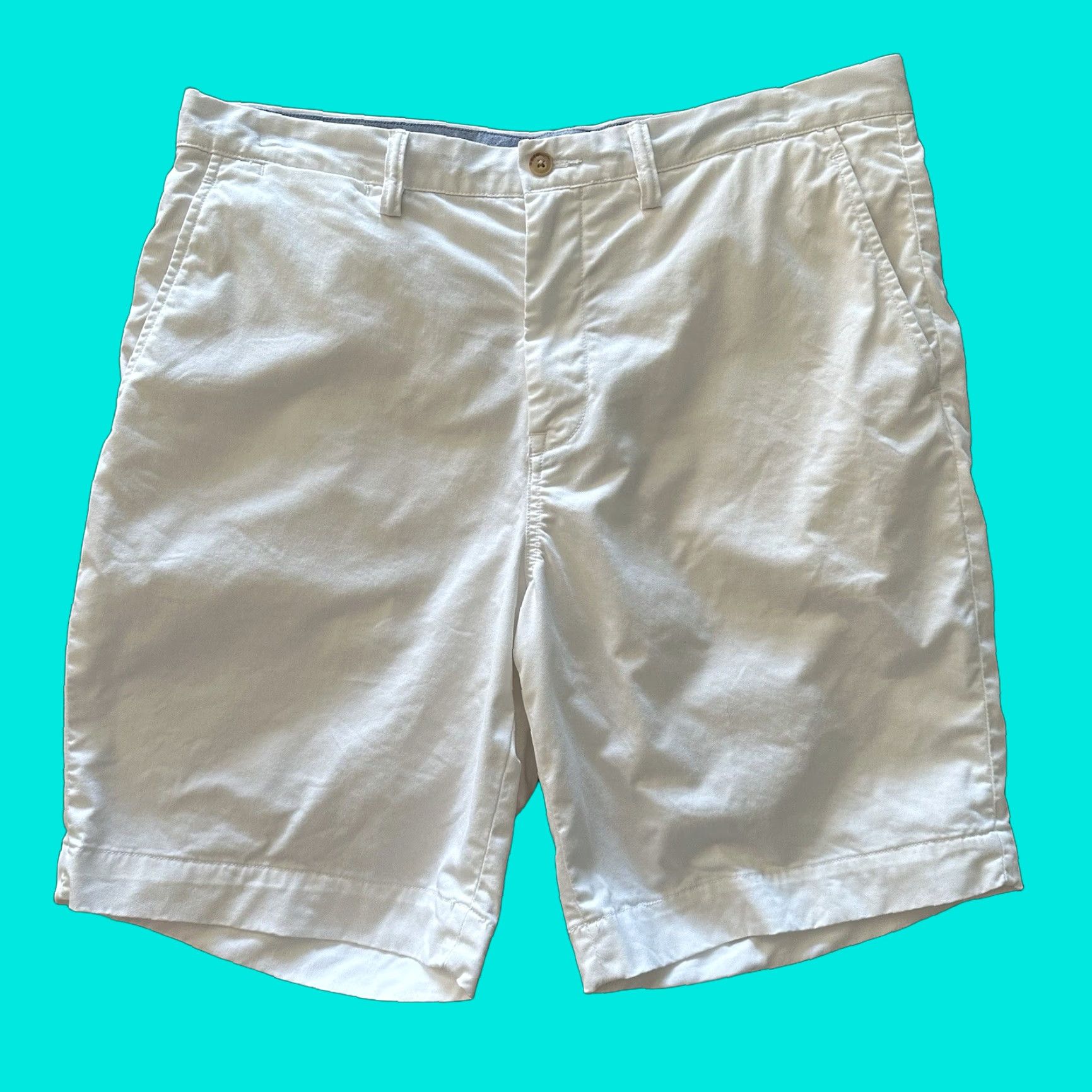 Polo Ralph Lauren Polo Ralph Lauren Polo 9” Classic Fit Chino Shorts Stretch White Mens Size 35 Size US S / EU 44-46 / 1 - 1 Thumbnail