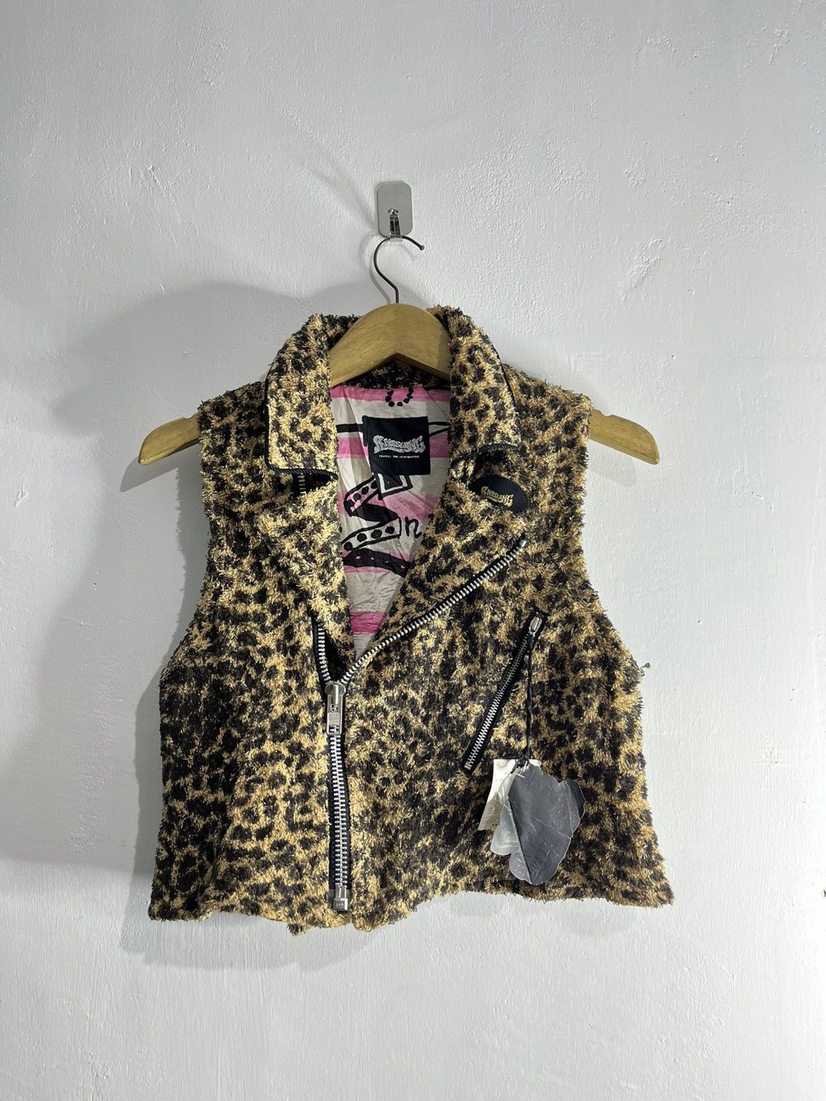 Hysteric Glamour RNA INC leopard seditionaries vest Japanese street fashion Size US M / EU 48-50 / 2 - 1 Thumbnail
