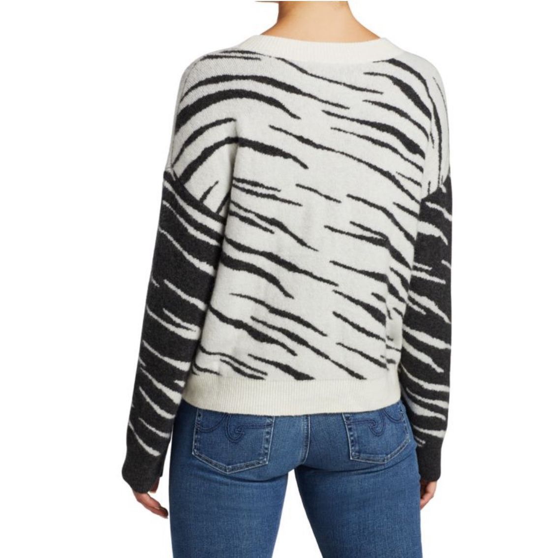 Rails Rails Lana Mixed Abstract Tiger Wool Cashmere Blend Sweater Size S Size S / US 4 / IT 40 - 2 Thumbnail