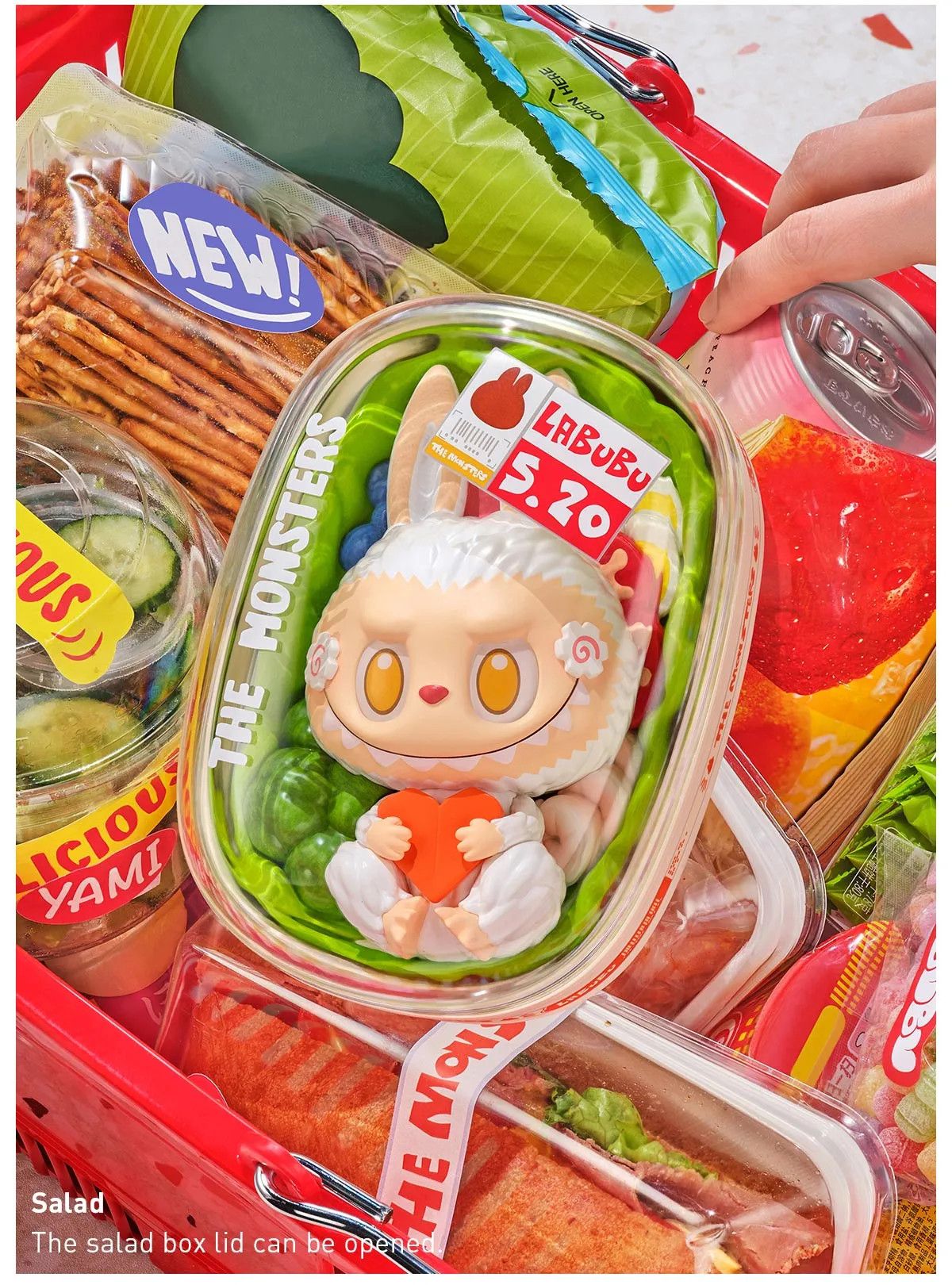 POP MART Pop Mart Wacky Mart Labubu Salad Vinyl Figures Size ONE SIZE - 9 Thumbnail