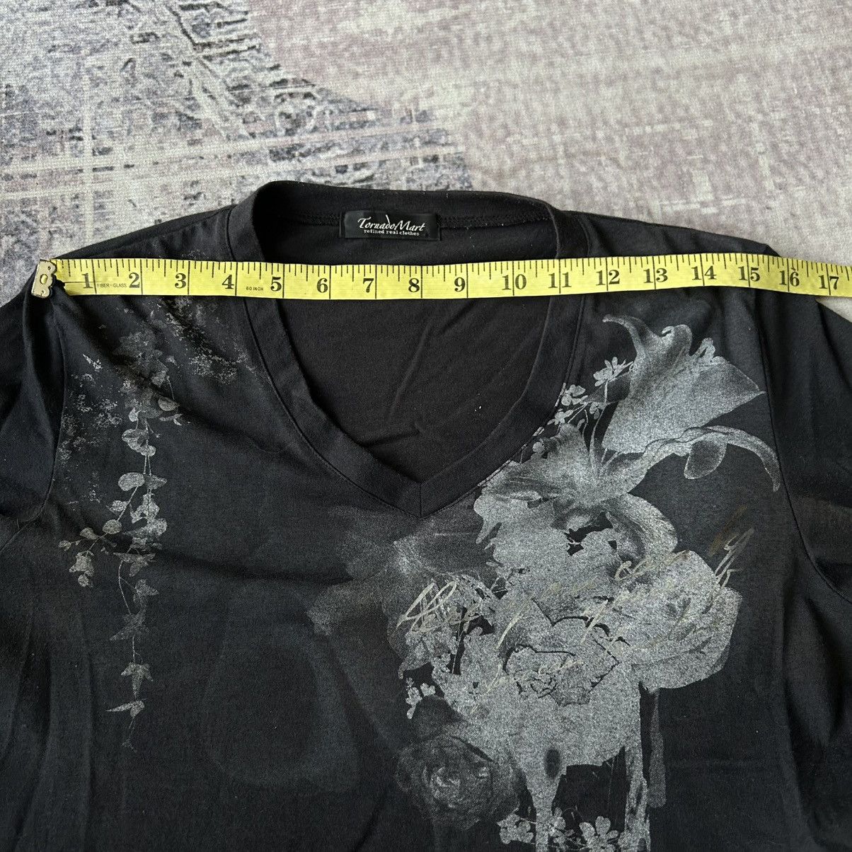 Tornado Mart Tornado Mart Flower Fullprint Long Sleeve Size US L / EU 52-54 / 3 - 15 Thumbnail