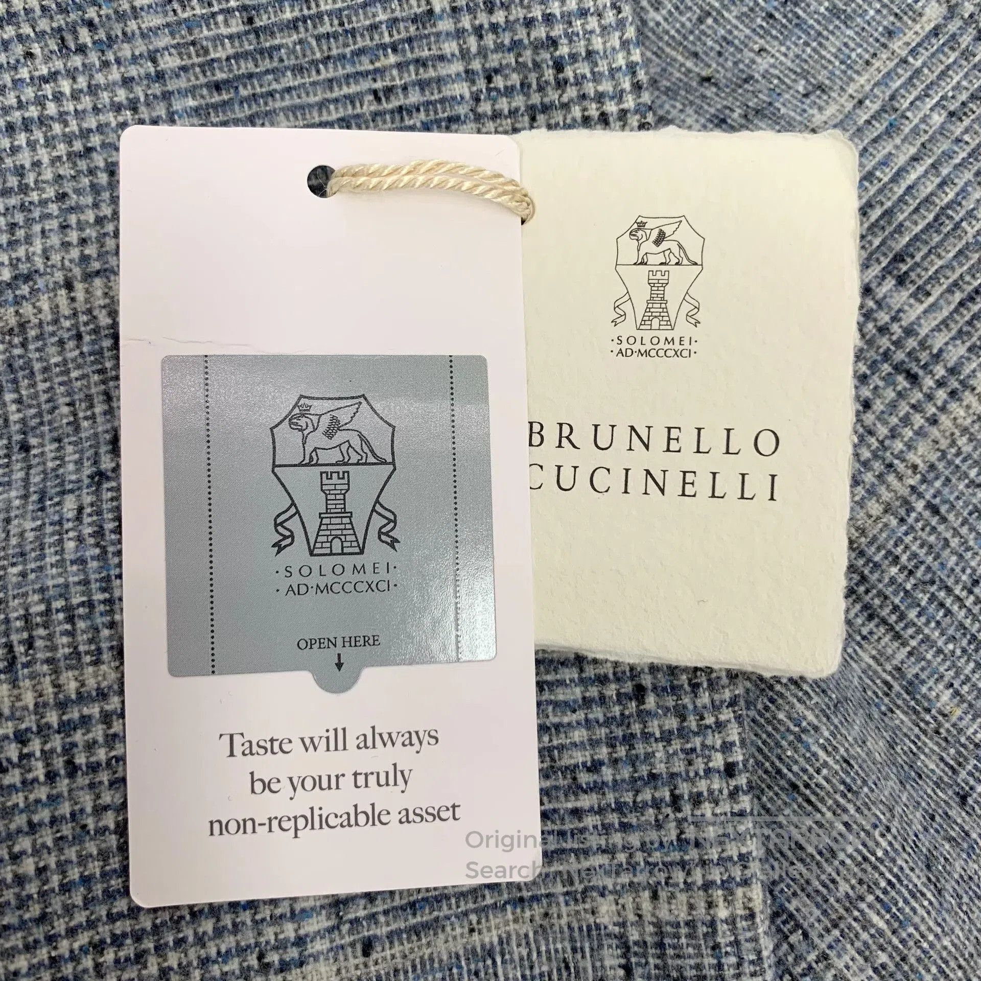Brunello Cucinelli Brunello Cucinelli Light Blue Plaid Silk Blazer. Size US S / EU 44-46 / 1 - 6 Thumbnail