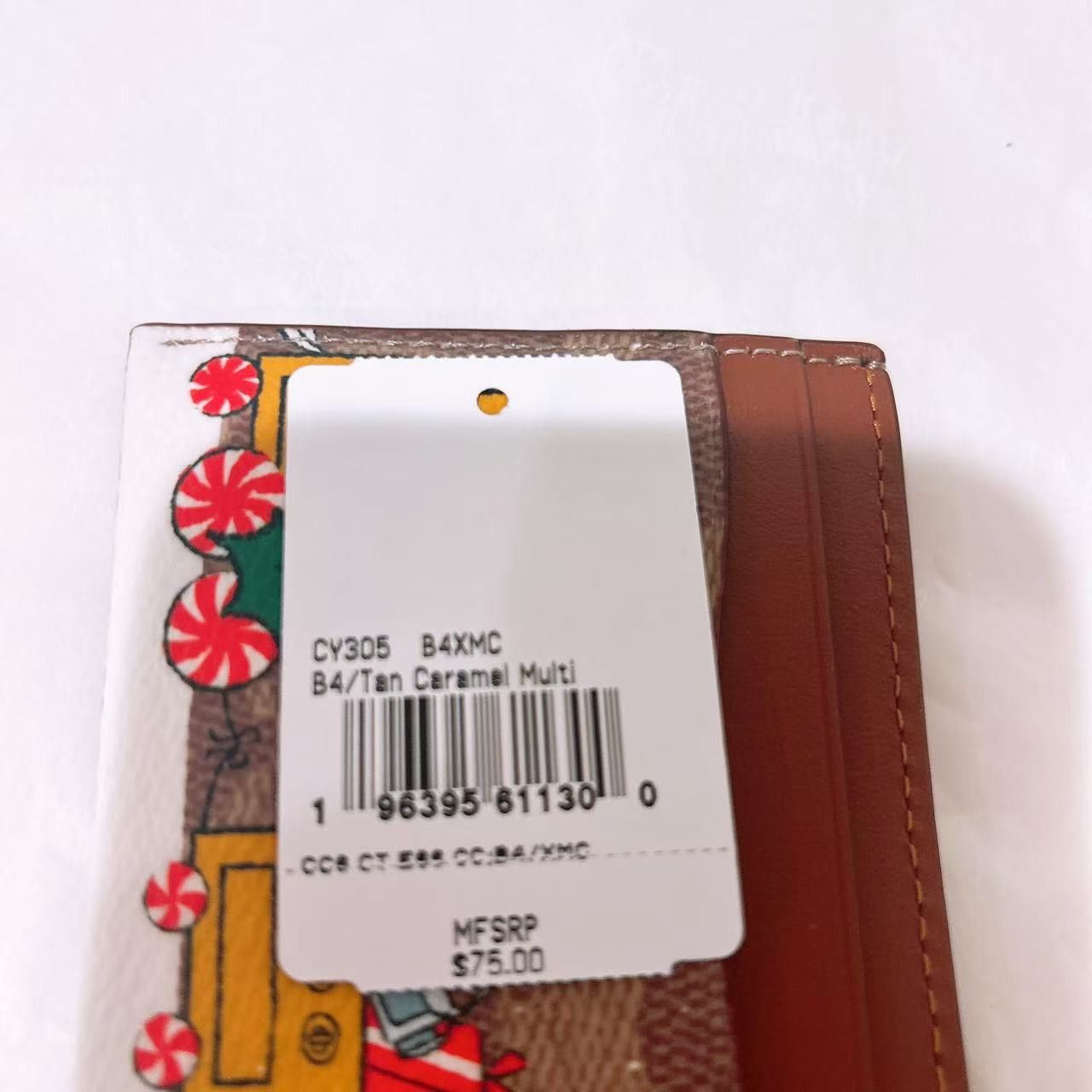 Coach Holiday Essential Card Case With Train CY305 Size ONE SIZE - 5 Thumbnail