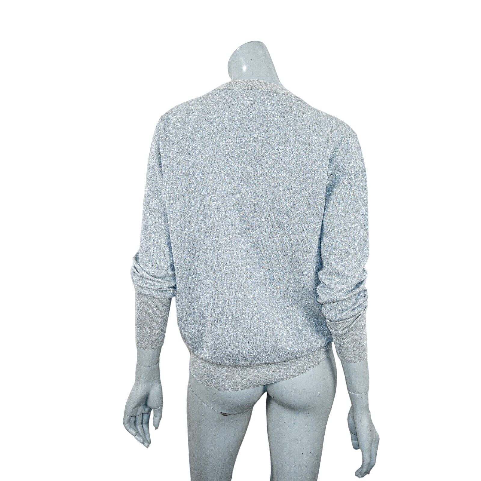J.Crew J.Crew Collection Metallic sparkle Crew Pullover gray Small Size S / US 4 / IT 40 - 5 Thumbnail