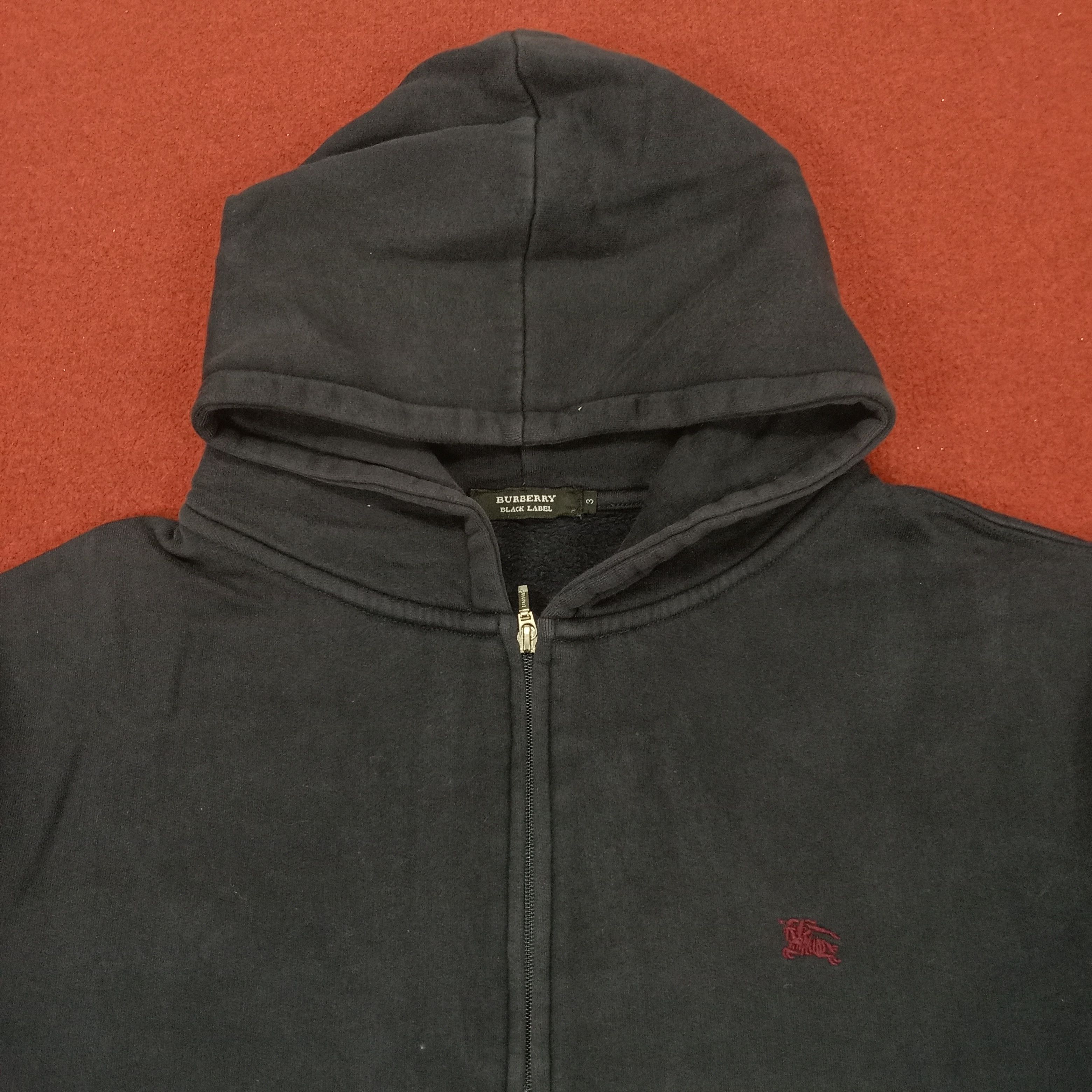 Burberry Burberry Black Label Fashion Style Zipper Hoodies Size US L / EU 52-54 / 3 - 2 Thumbnail