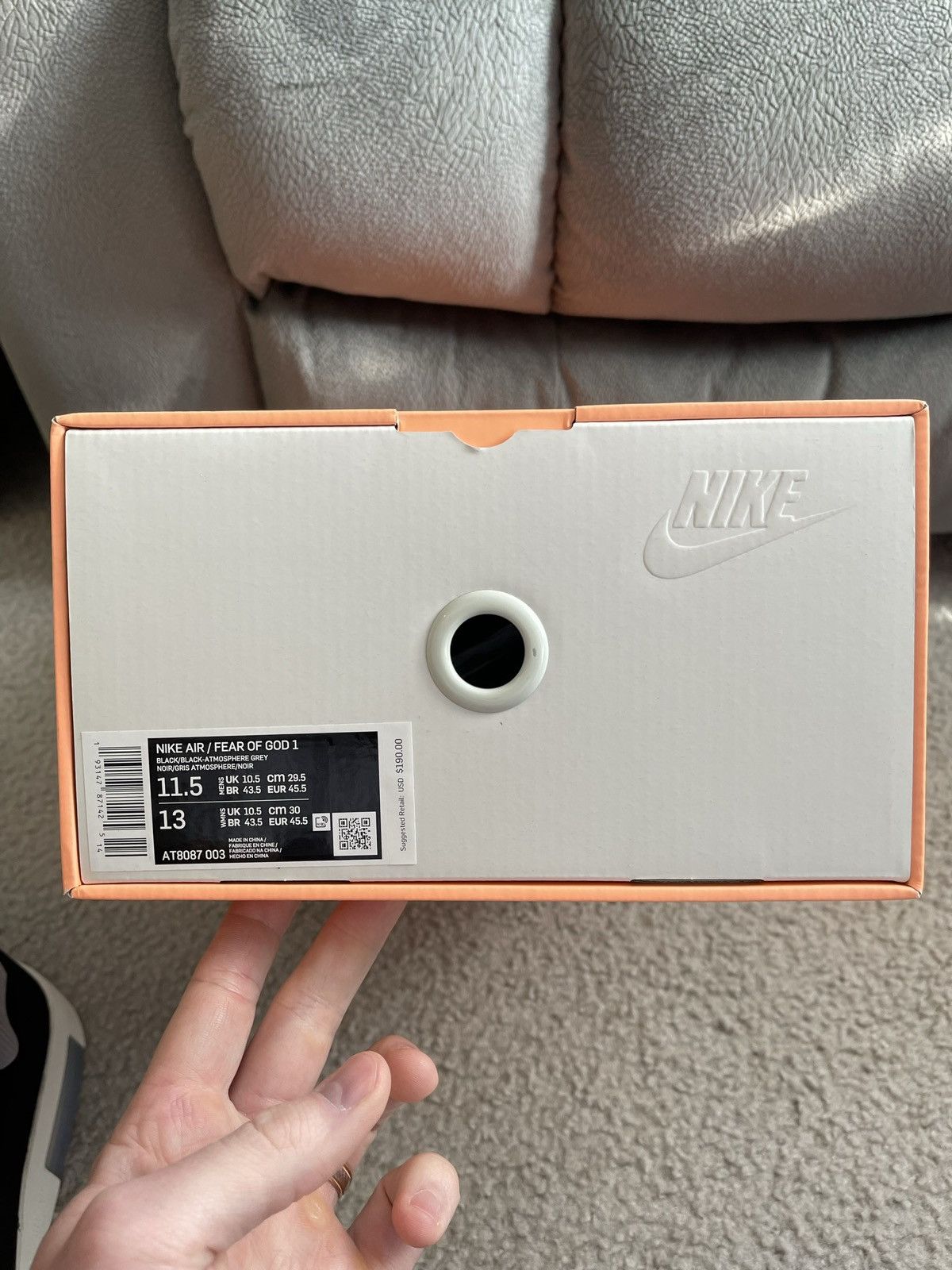 Fear of God × Nike Air Fear of God Raid Size US 11.5 / EU 44-45 - 5 Thumbnail