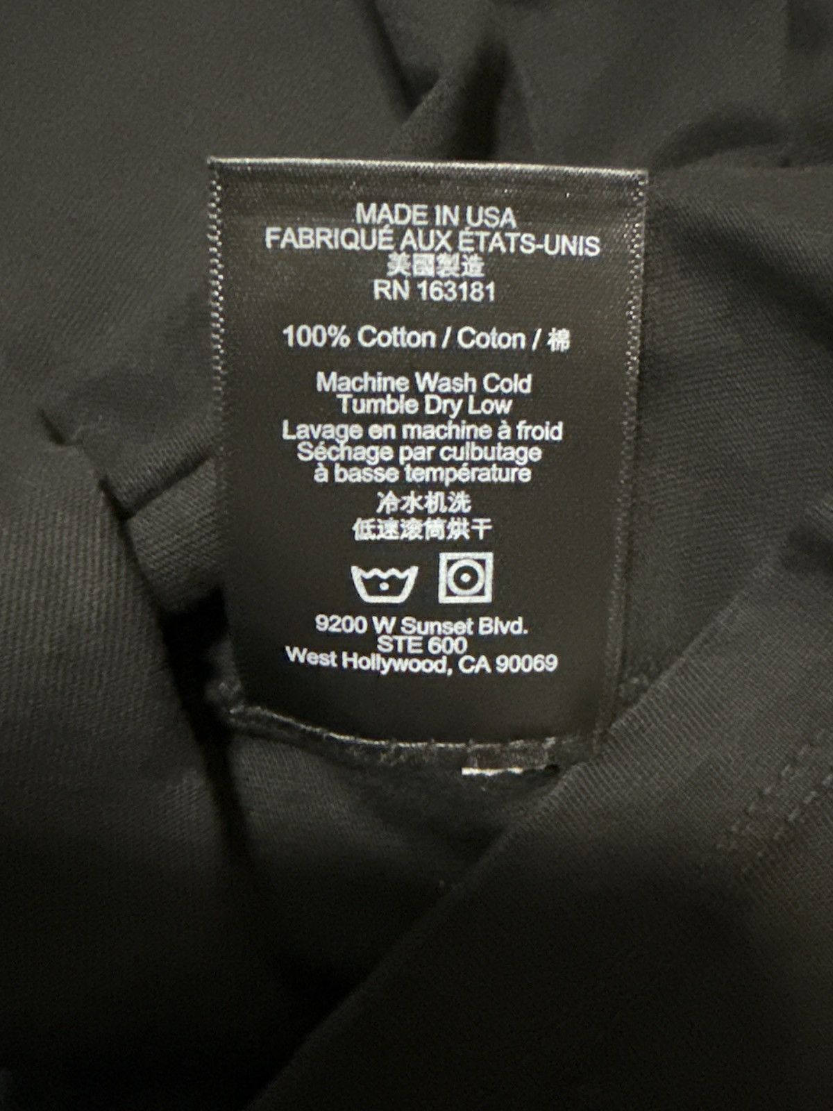 Rhude Rhude Side Logo Pocket T-Shirt Black Sz Medium fits XL Size US M / EU 48-50 / 2 - 9 Thumbnail