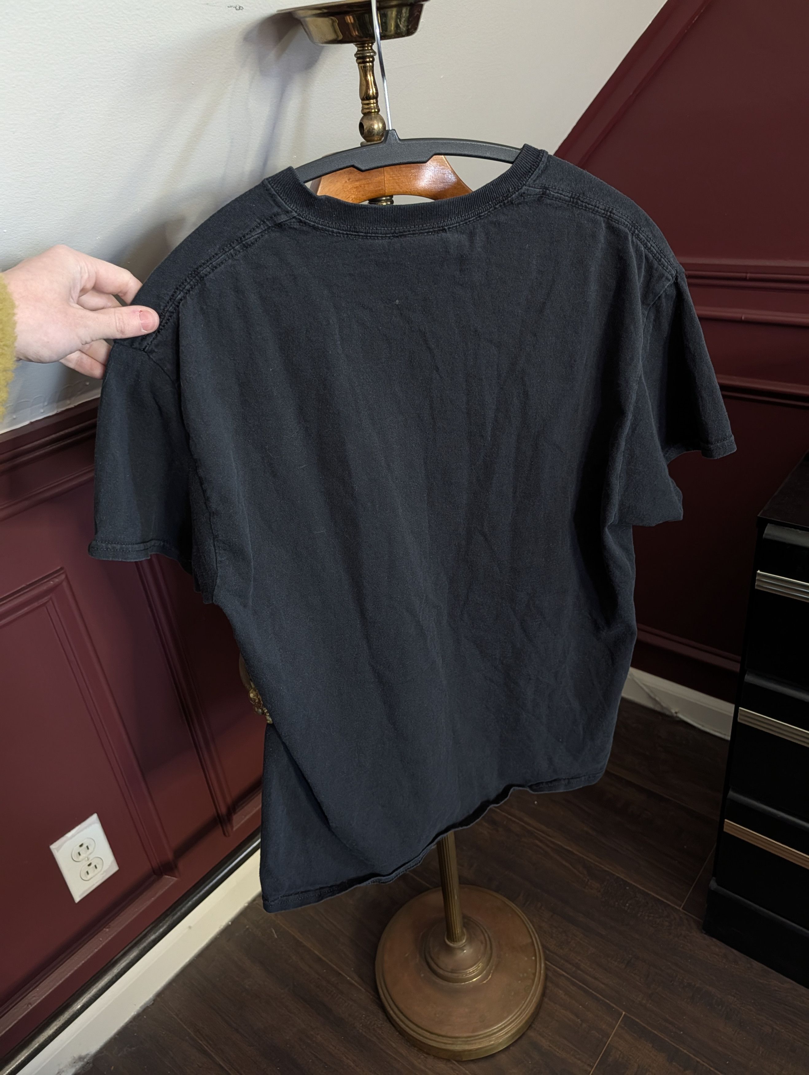 Thrasher Official logo print graphic black t-shirt medium Size US M / EU 48-50 / 2 - 6 Thumbnail