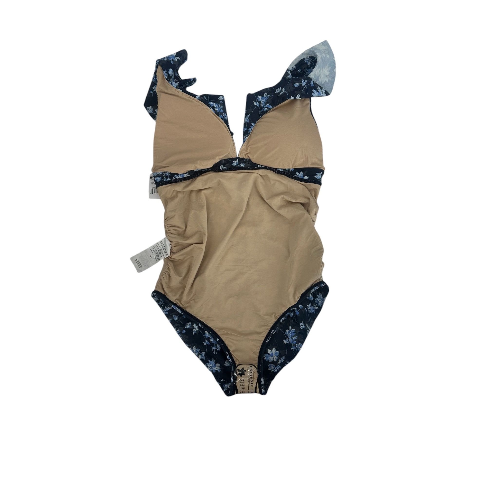 Other A Pea in the Pod Swim - Navy Floral Ruffle One Piece NWT - S Size S / US 4 / IT 40 - 4 Thumbnail