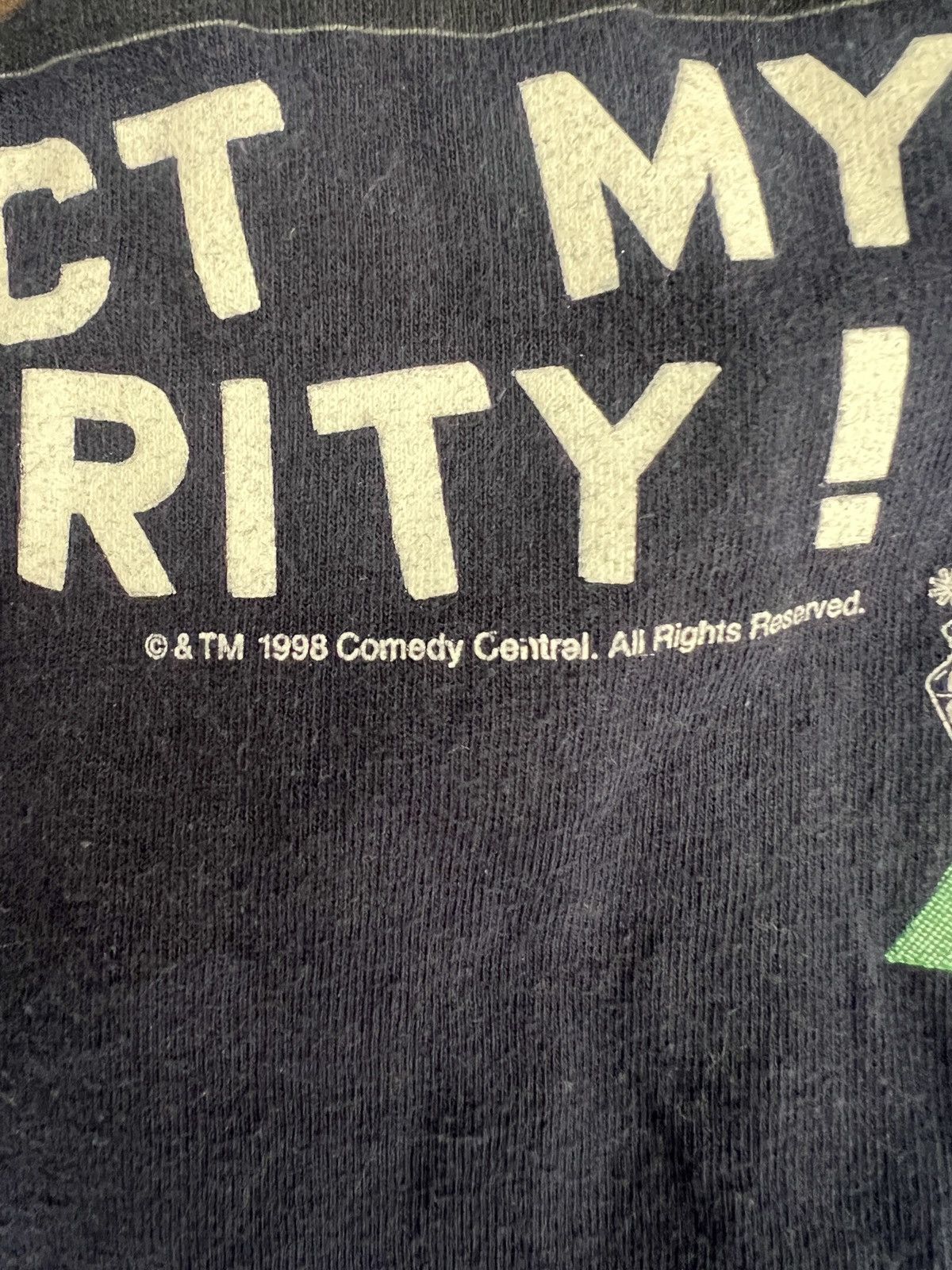 Tultex South Park Cartman Respect My Authority Comedy Cartoon 90s Size US L / EU 52-54 / 3 - 5 Thumbnail